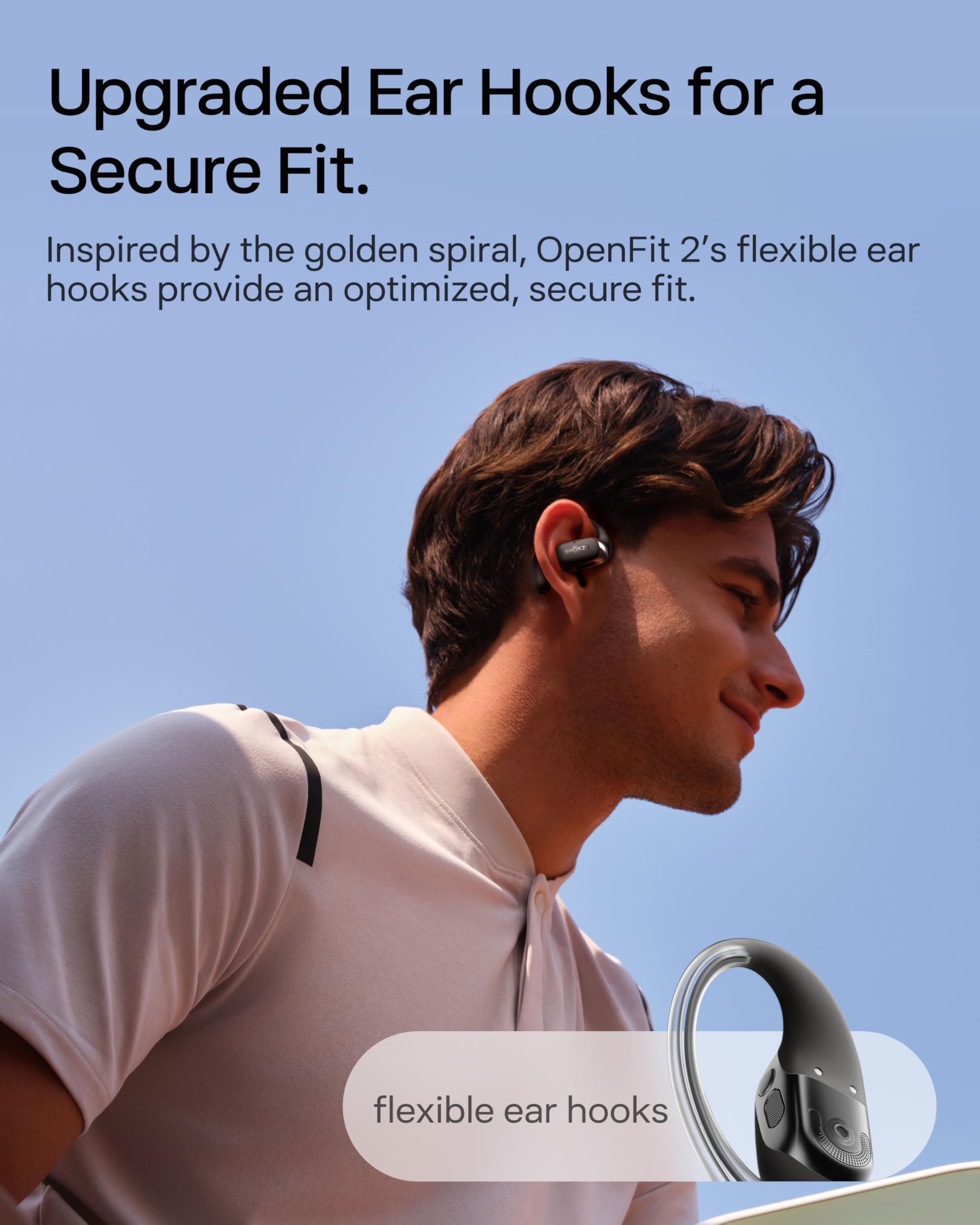Foto 7 pulgar | Auriculares Inalámbricos Abiertos Shokz Openfit 2 Con Micrófono Negros - Venta Internacional.