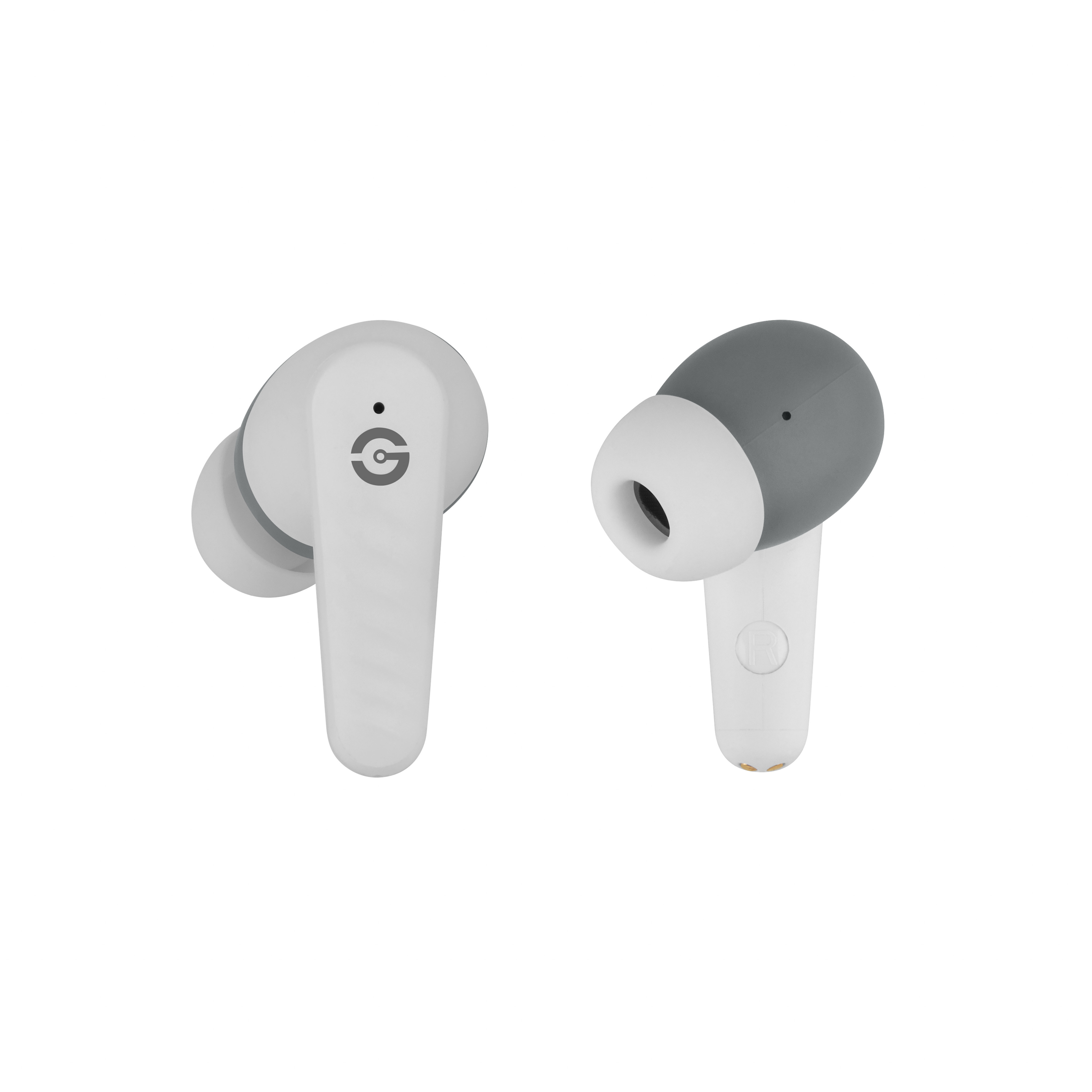 Foto 6 pulgar | Audifonos In-ear Getttech Bluetooth Usb-c Microfono Dual Cancelación Ruido Sonido Hi-fi Control Táctil Blanco