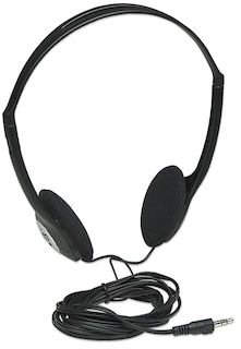 Foto 1 | Auriculares Estéreo Supraaurales Manhattan Con Cable De 1,8 M Y 3,5 Mm - Venta Internacional.
