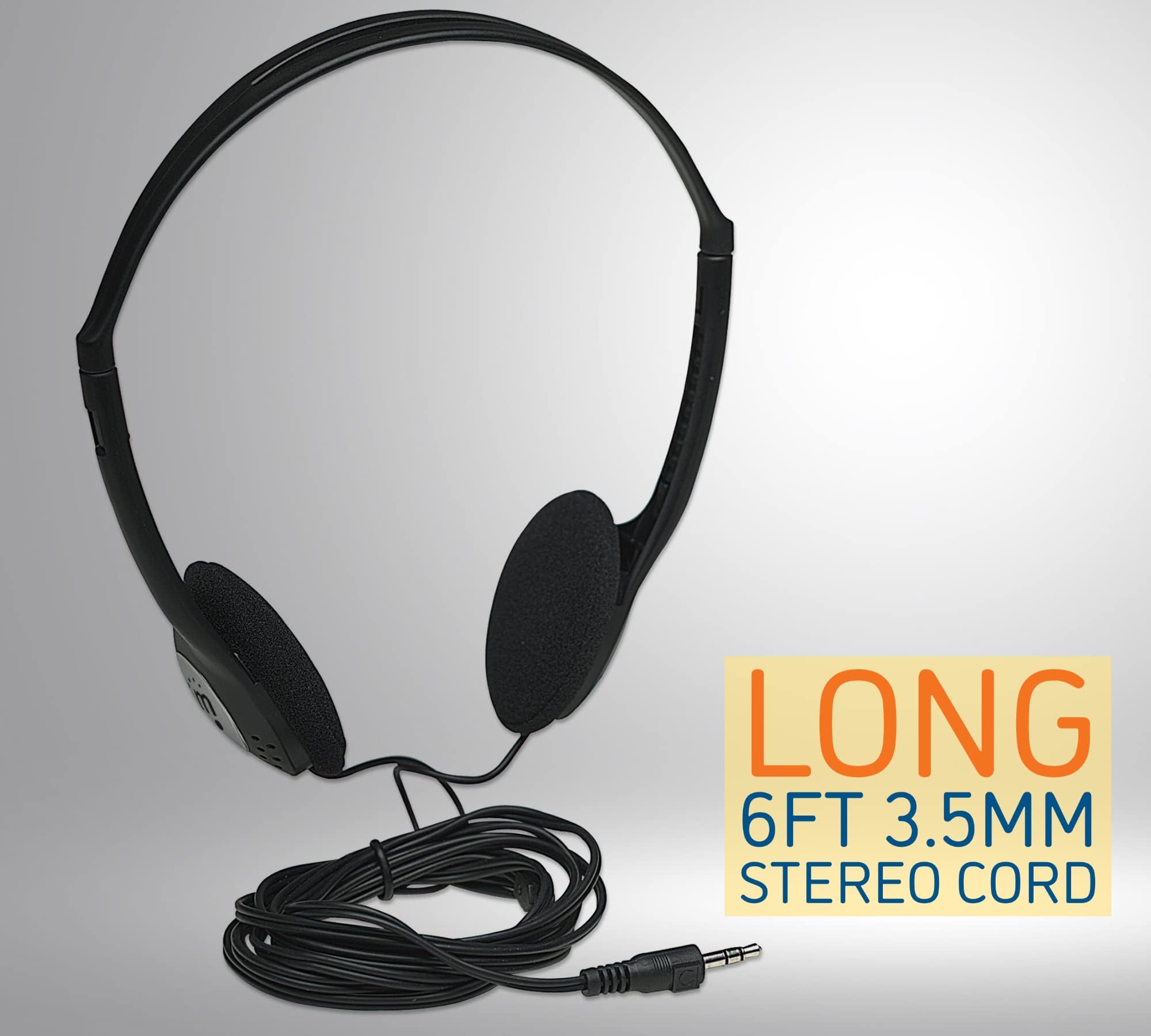 Foto 4 pulgar | Auriculares Estéreo Supraaurales Manhattan Con Cable De 1,8 M Y 3,5 Mm - Venta Internacional.
