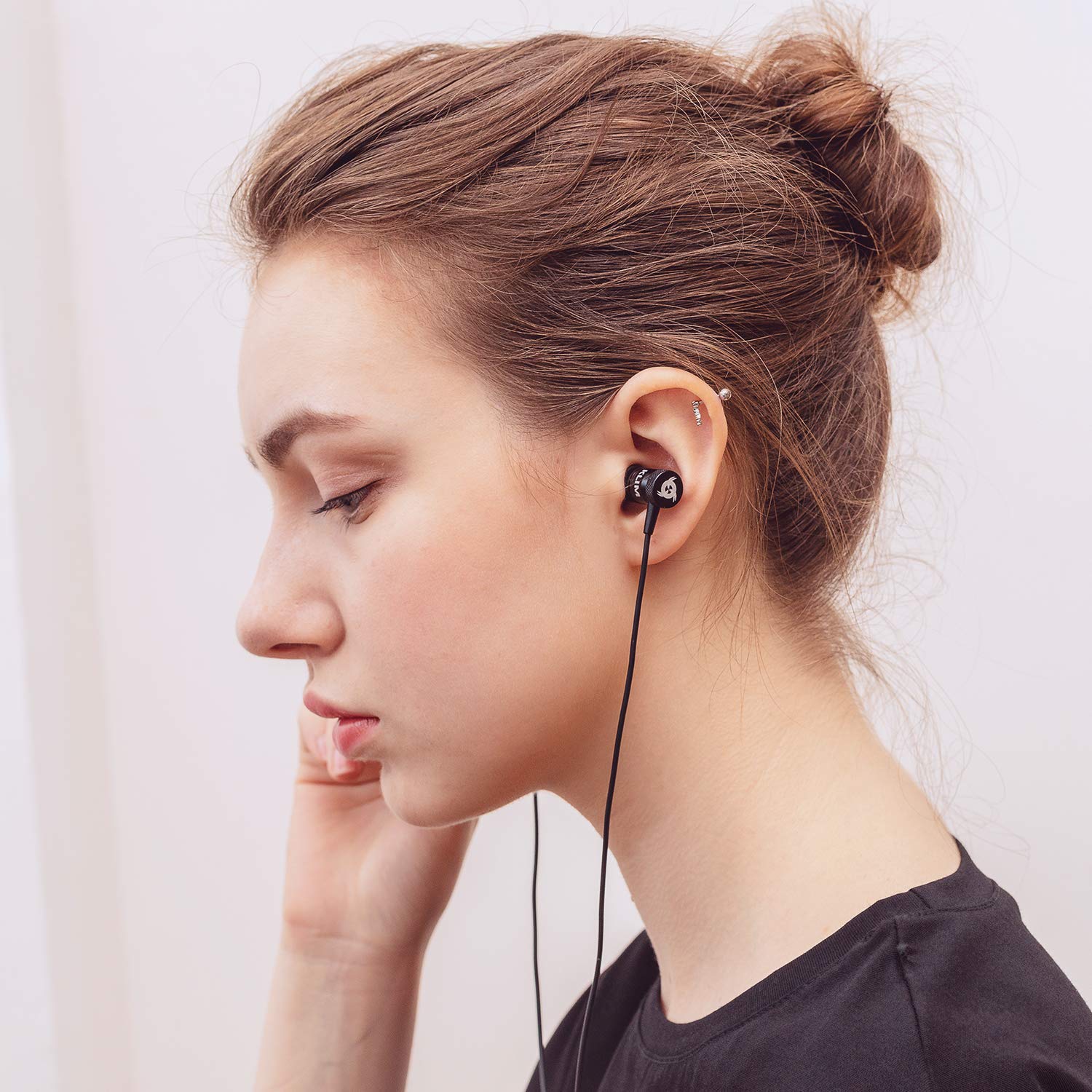 Foto 7 | Auriculares Klim con Micrófono y Audio con Cable Oro Rosa - Venta Internacional