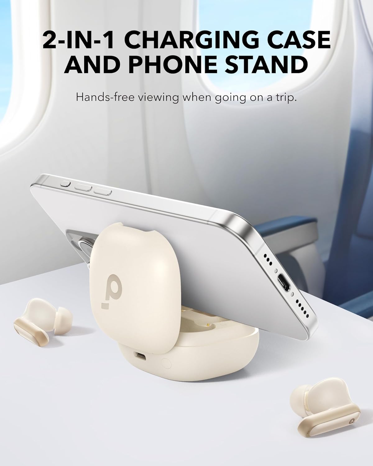 Foto 2 | Auriculares Inalámbricos Anker Soundcore P40i Anc Oat Blancos- Venta Internacional