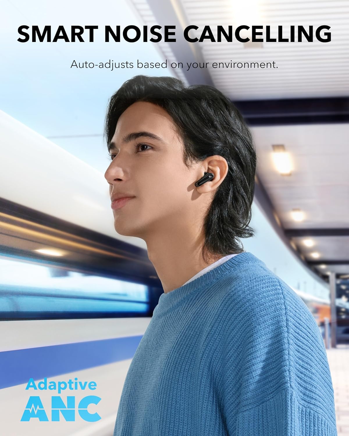 Foto 4 pulgar | Auriculares Inalámbricos Anker Soundcore P40i Anc Oat Blancos- Venta Internacional