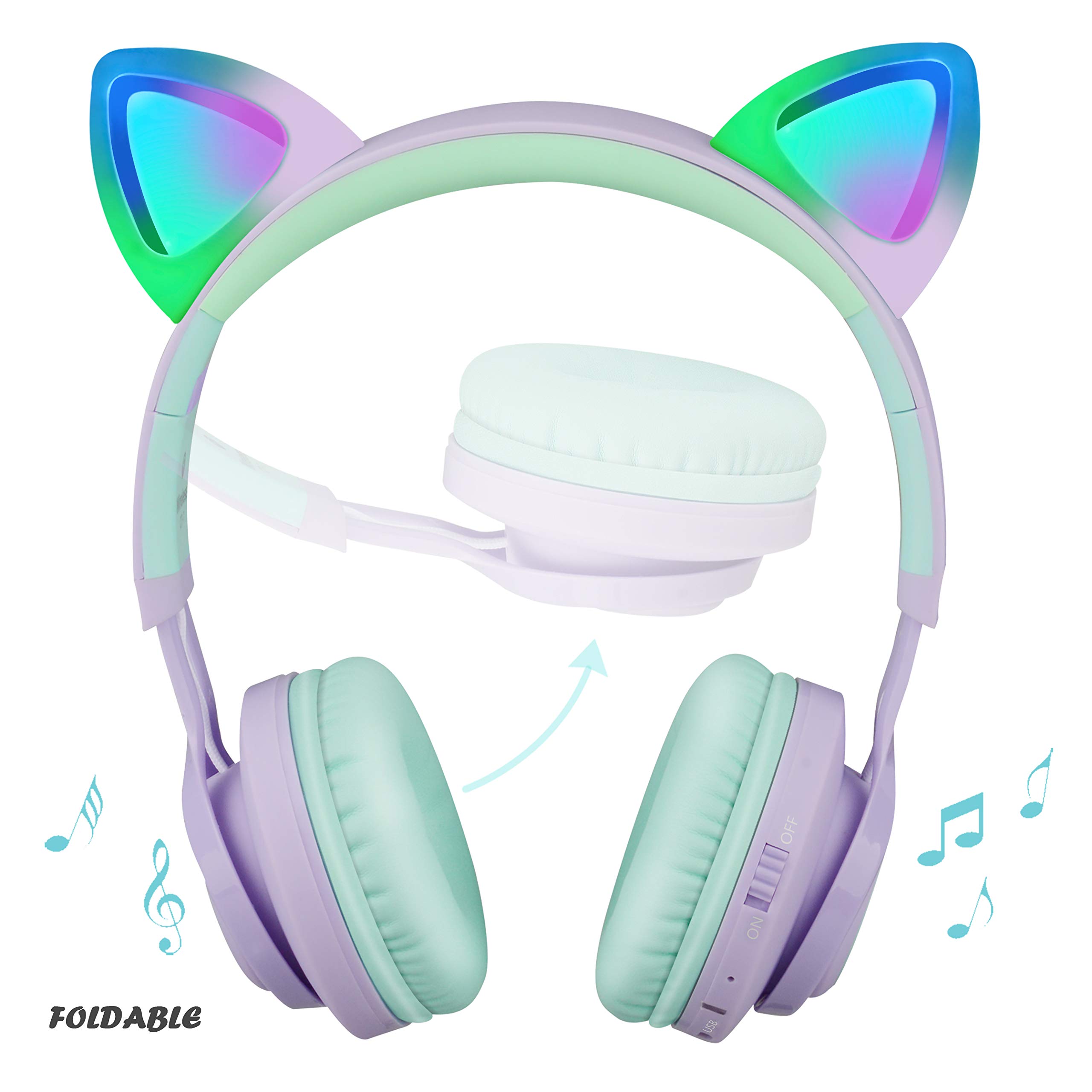 Foto 3 pulgar | Auriculares Inalámbricos Riwbox Ct-7s Cat Ear Bluetooth Kids - Venta Internacional.