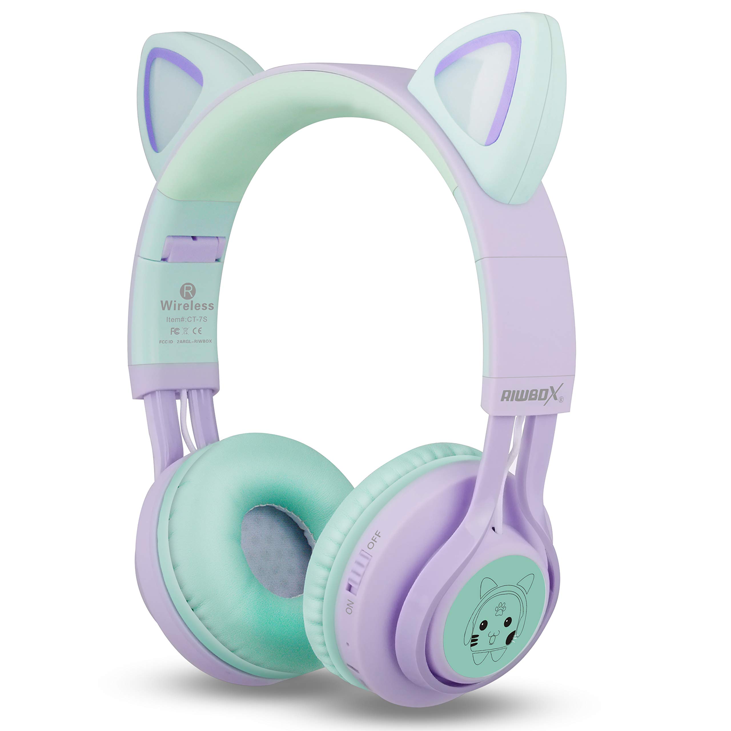 Foto 4 pulgar | Auriculares Inalámbricos Riwbox Ct-7s Cat Ear Bluetooth Kids - Venta Internacional.