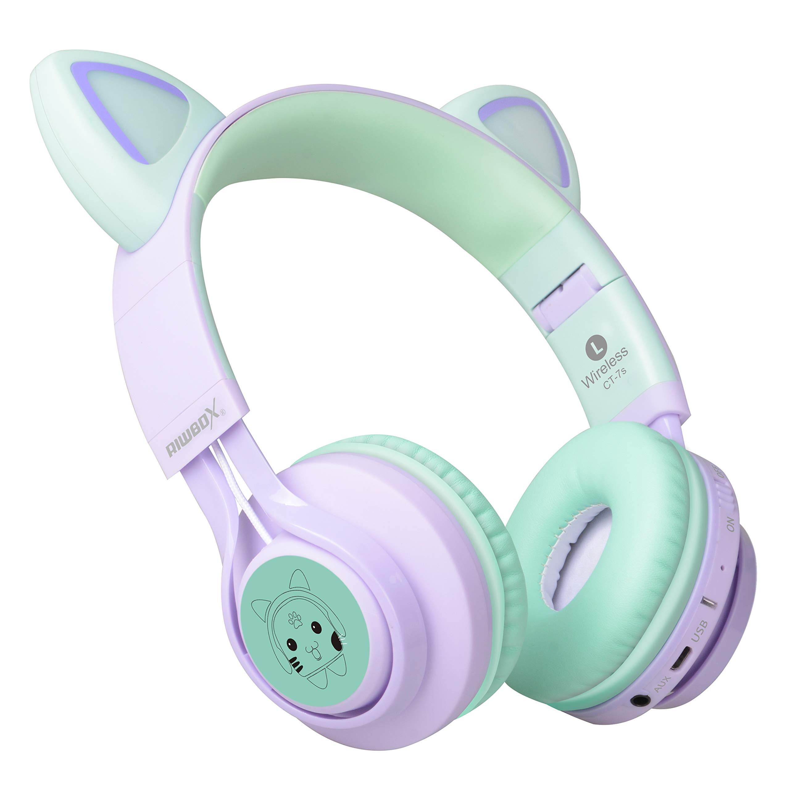 Foto 5 pulgar | Auriculares Inalámbricos Riwbox Ct-7s Cat Ear Bluetooth Kids - Venta Internacional.
