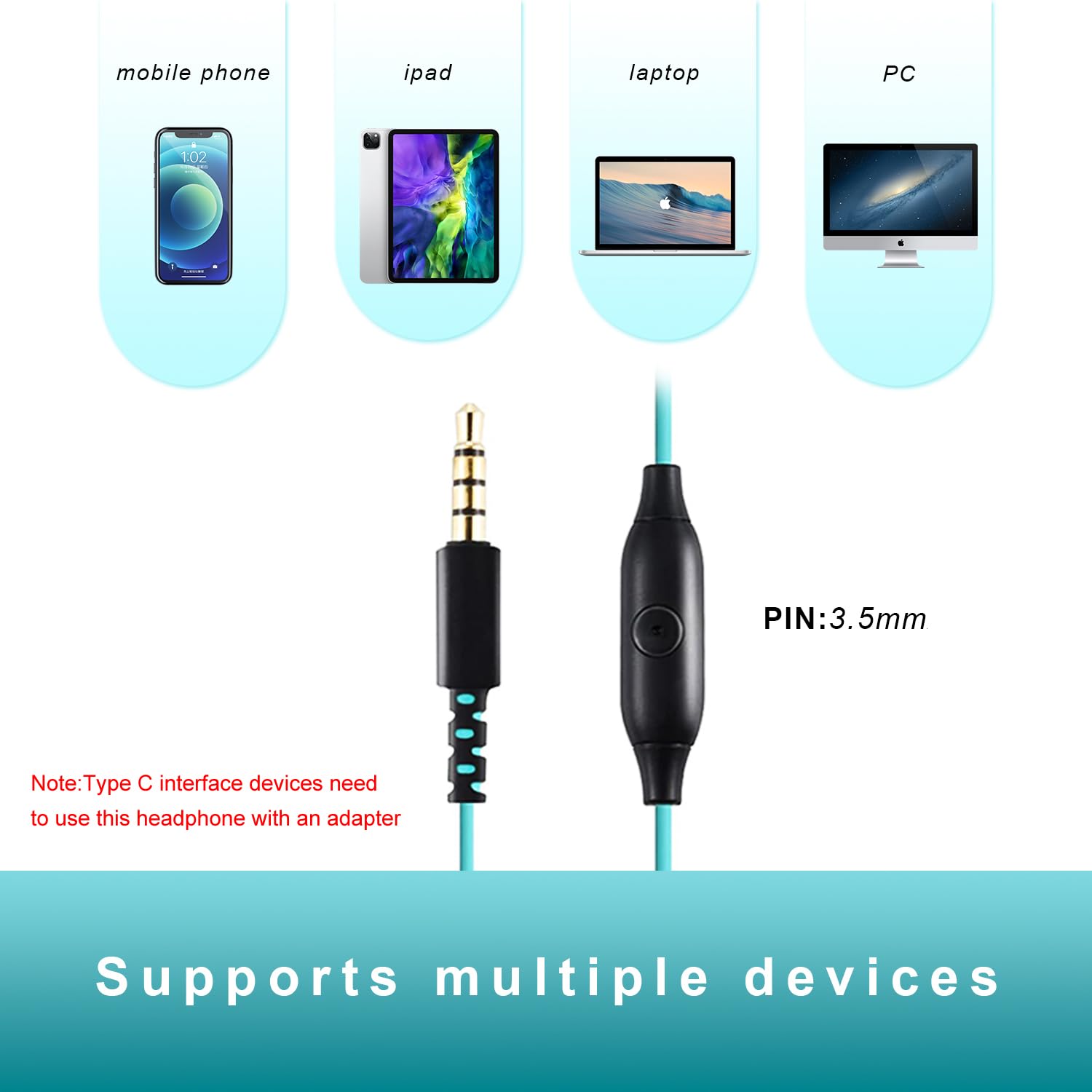 Foto 7 pulgar | Auriculares Intraurales Deportivos Mucro Con Cable Y Gancho Para Colocar Sobre La Oreja - Venta Internacional.