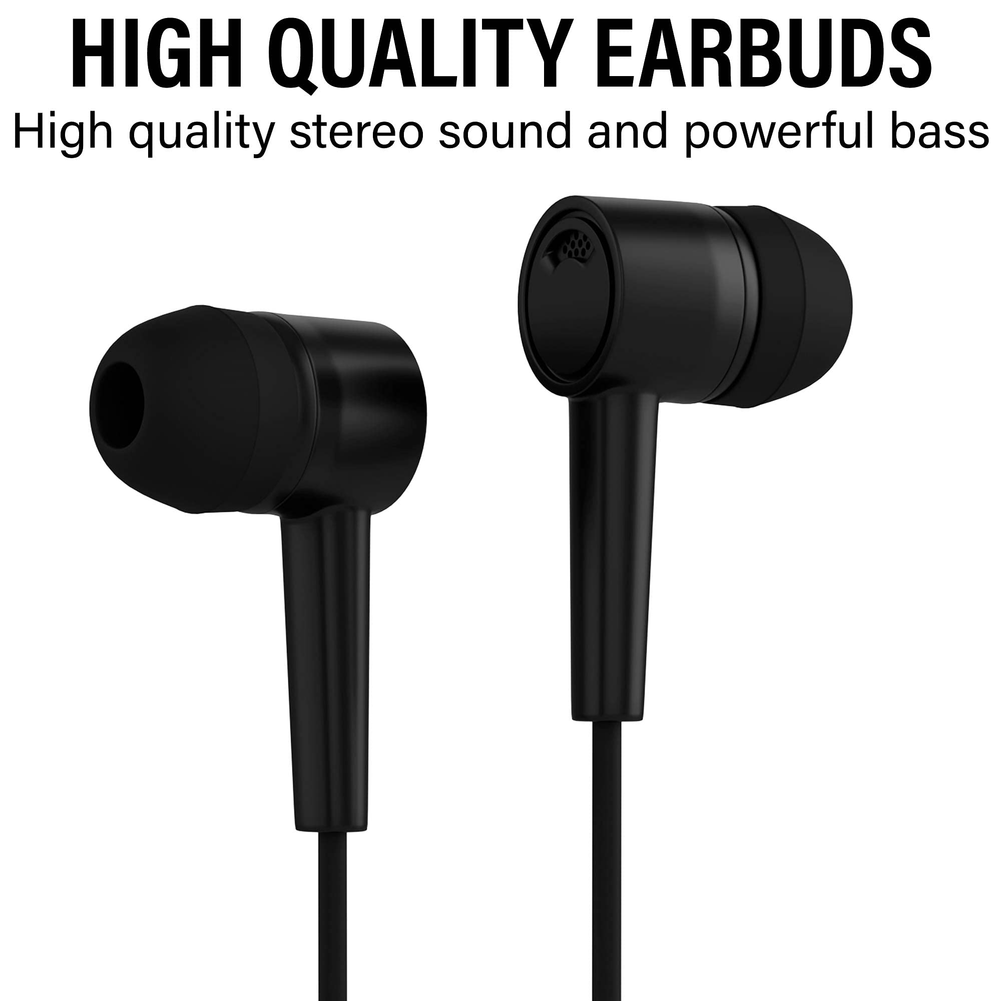 Foto 2 | Auriculares Maeline Con Cable Y Micrófono, Bloqueo De Ruido Estéreo - Venta Internacional.