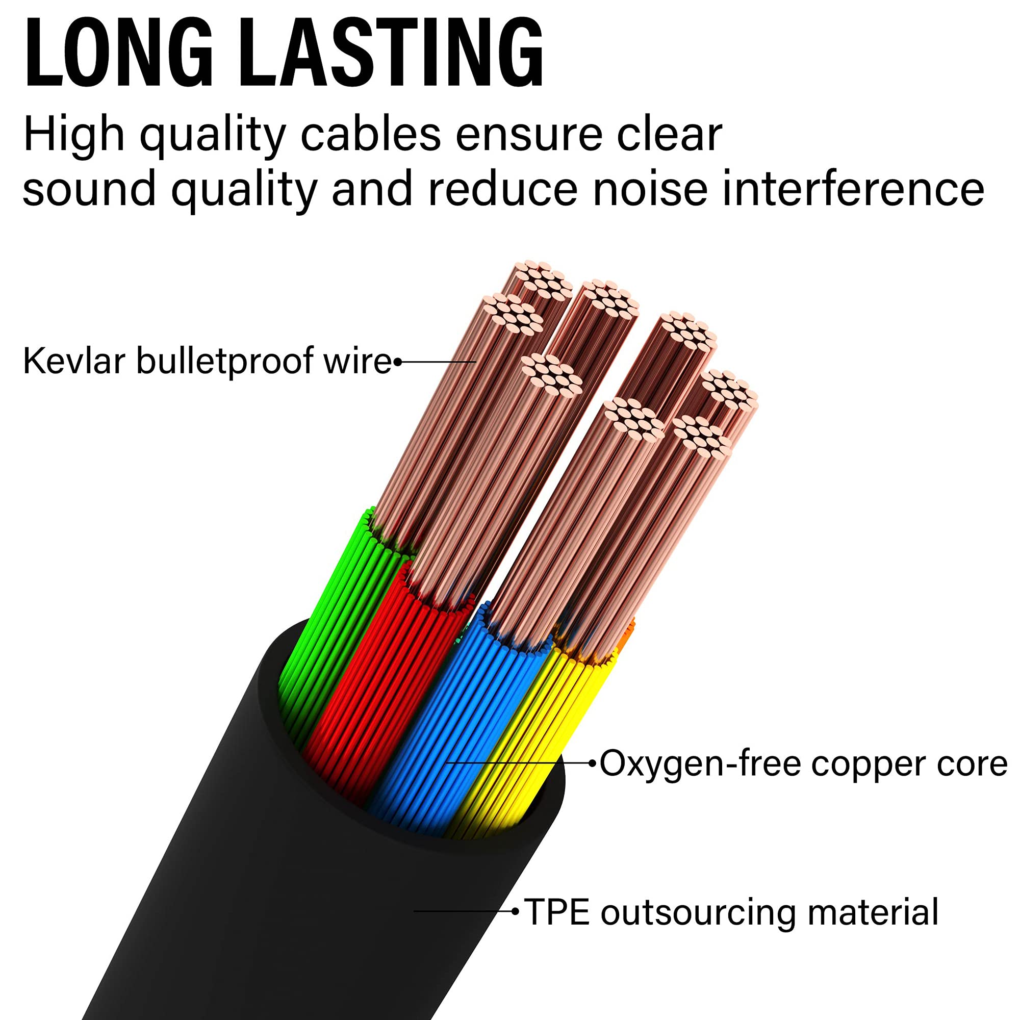 Foto 4 | Auriculares Maeline Con Cable Y Micrófono, Bloqueo De Ruido Estéreo - Venta Internacional.