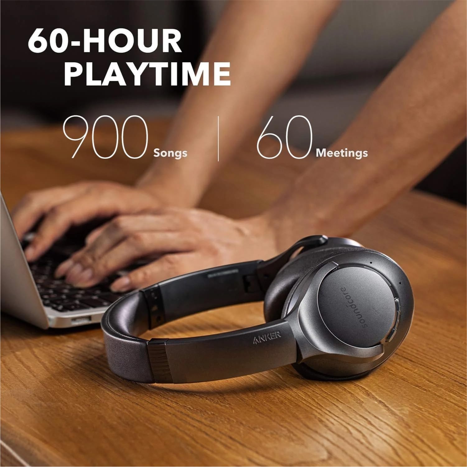 Foto 3 pulgar | Audífonos Inalámbricos Soundcore Anker Life Q20 Negros con Bluetooth-Venta Internacional