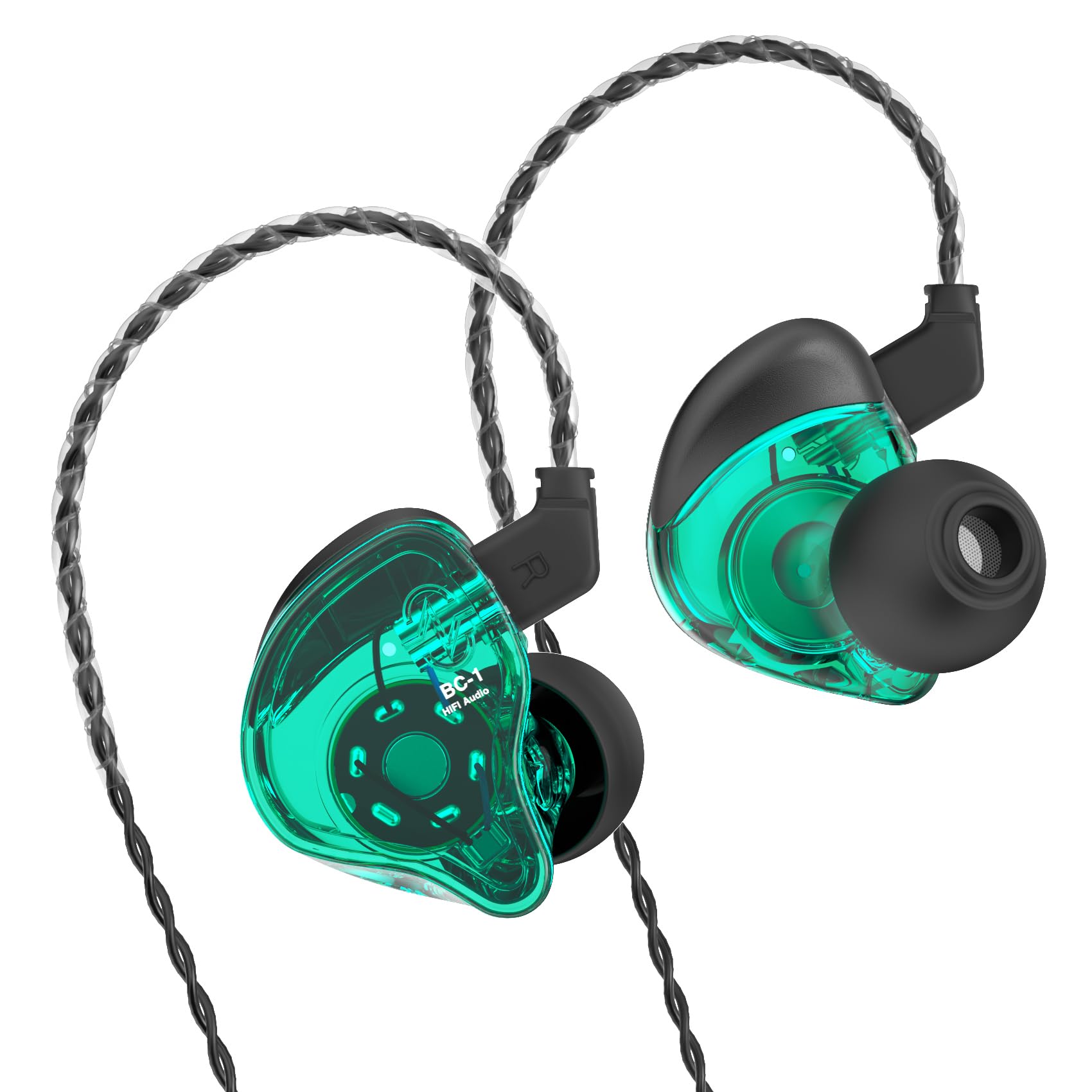 Foto 2 pulgar | Auriculares Con Cable H Hifihear Ccz Melody 1ba+1dd Hifi Stereo Green - Venta Internacional.