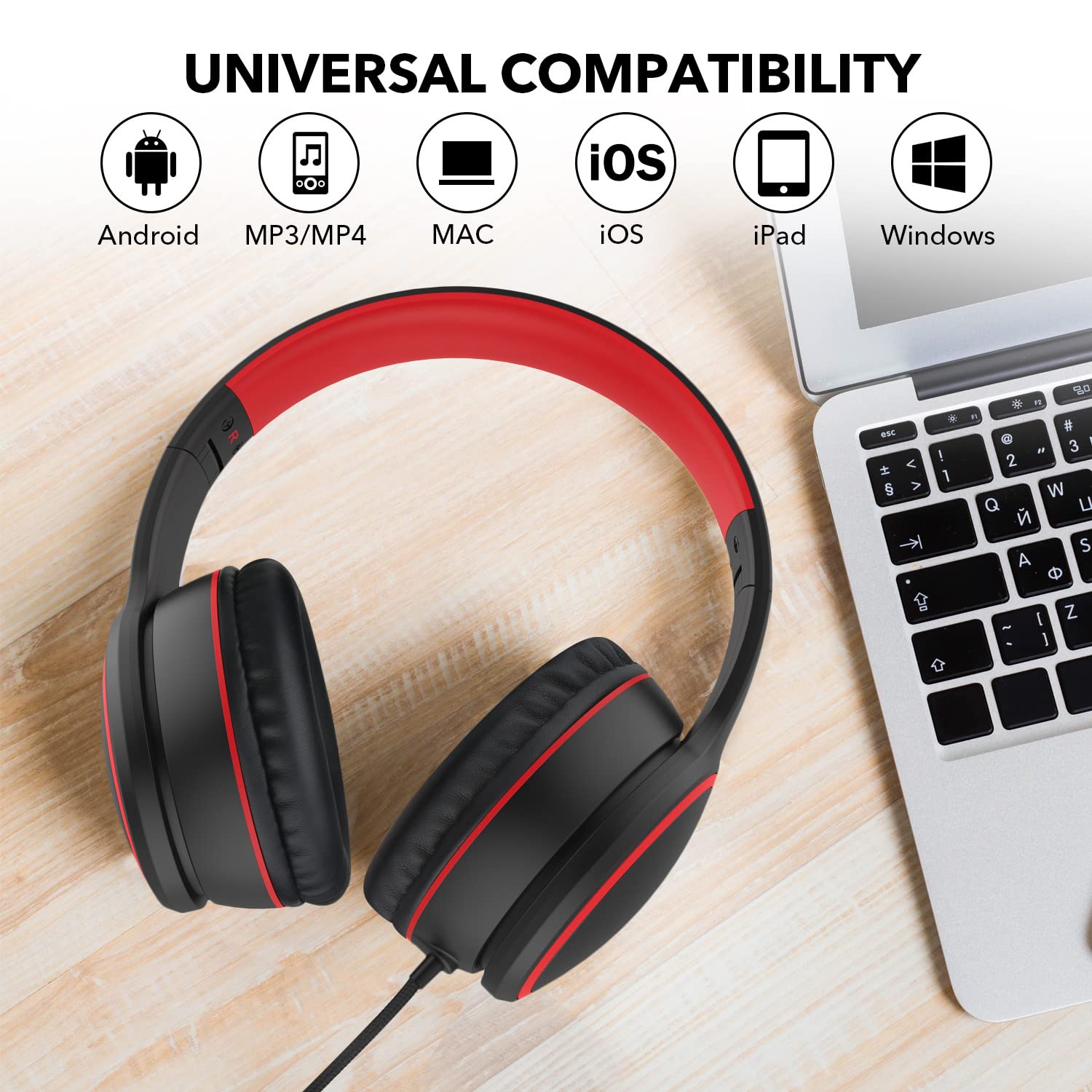 Foto 7 pulgar | Auriculares Supraaurales Rorsou R10 Con Micrófono Negros - Venta Internacional.