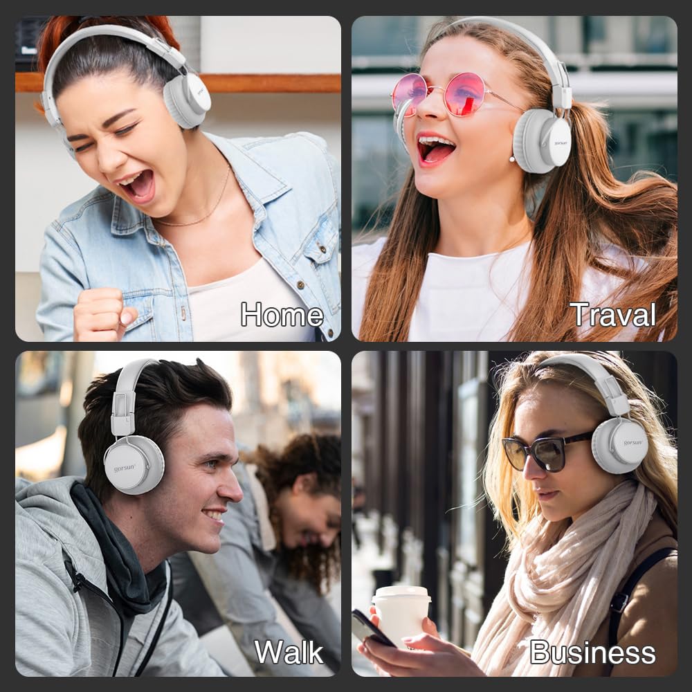 Foto 8 pulgar | Auriculares Bluetooth Gorsun Con Micrófono Hd Inalámbrico Plegable De 40 Mm - Venta Internacional.