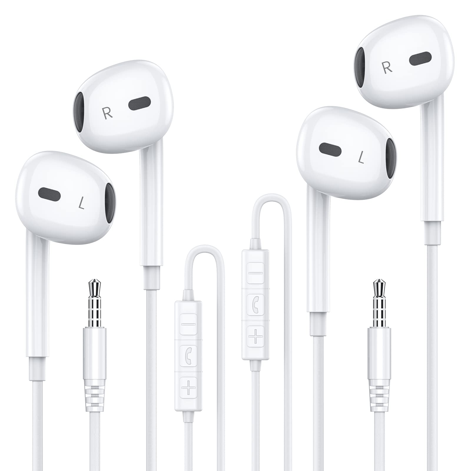Foto 1 | Auriculares Intraurales Moswag Con Micrófono Y Control De Volumen - Venta Internacional.