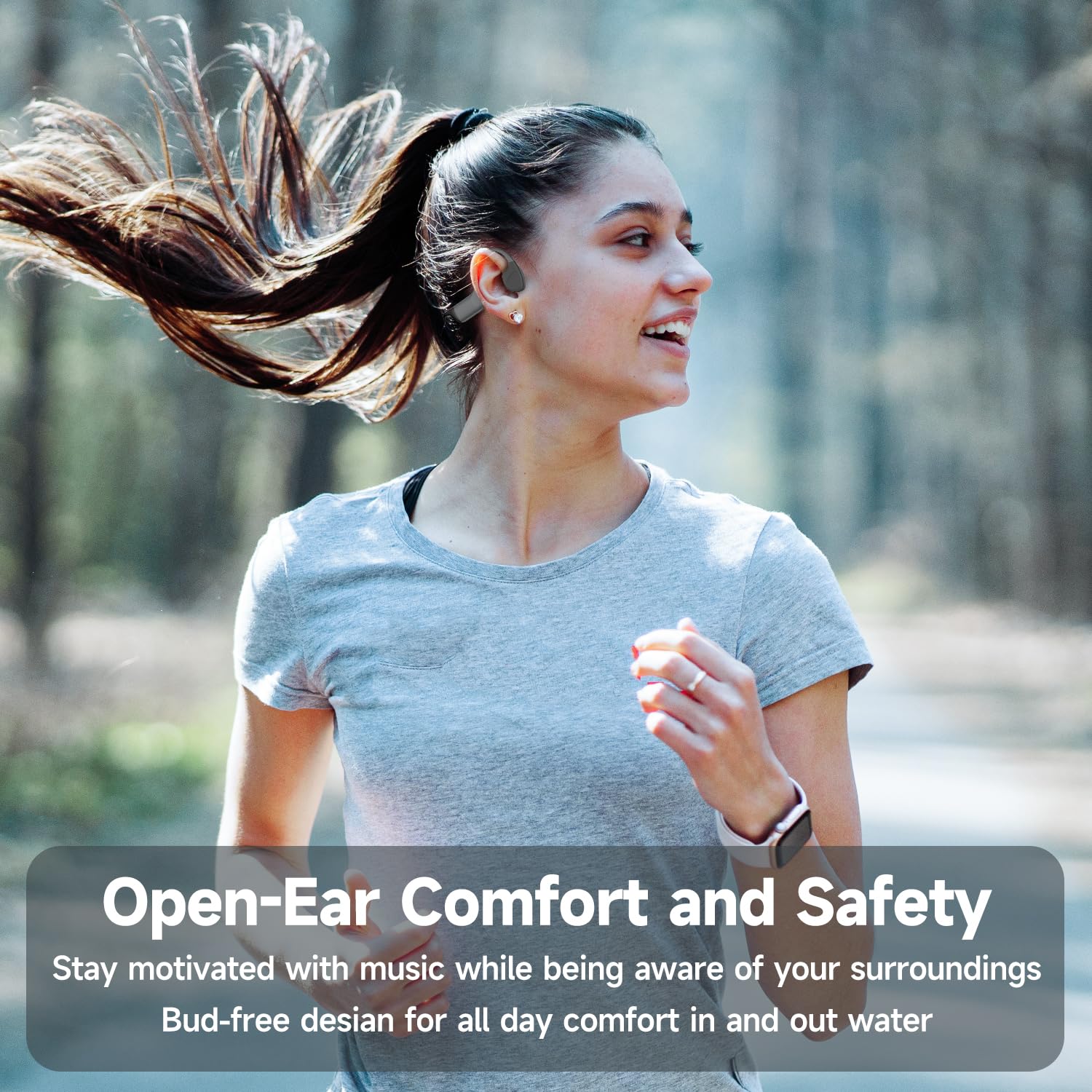 Foto 6 pulgar | Auriculares De Conducción Ósea Ipx8 Impermeables Bluetooth 5.4 - Venta Internacional.