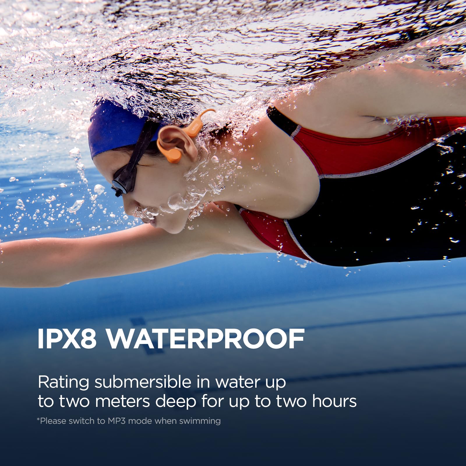 Foto 4 pulgar | Auriculares De Natación Sanag Ipx8 Impermeables Con Mp3 64gb Bluetooth 5.3 - Venta Internacional.