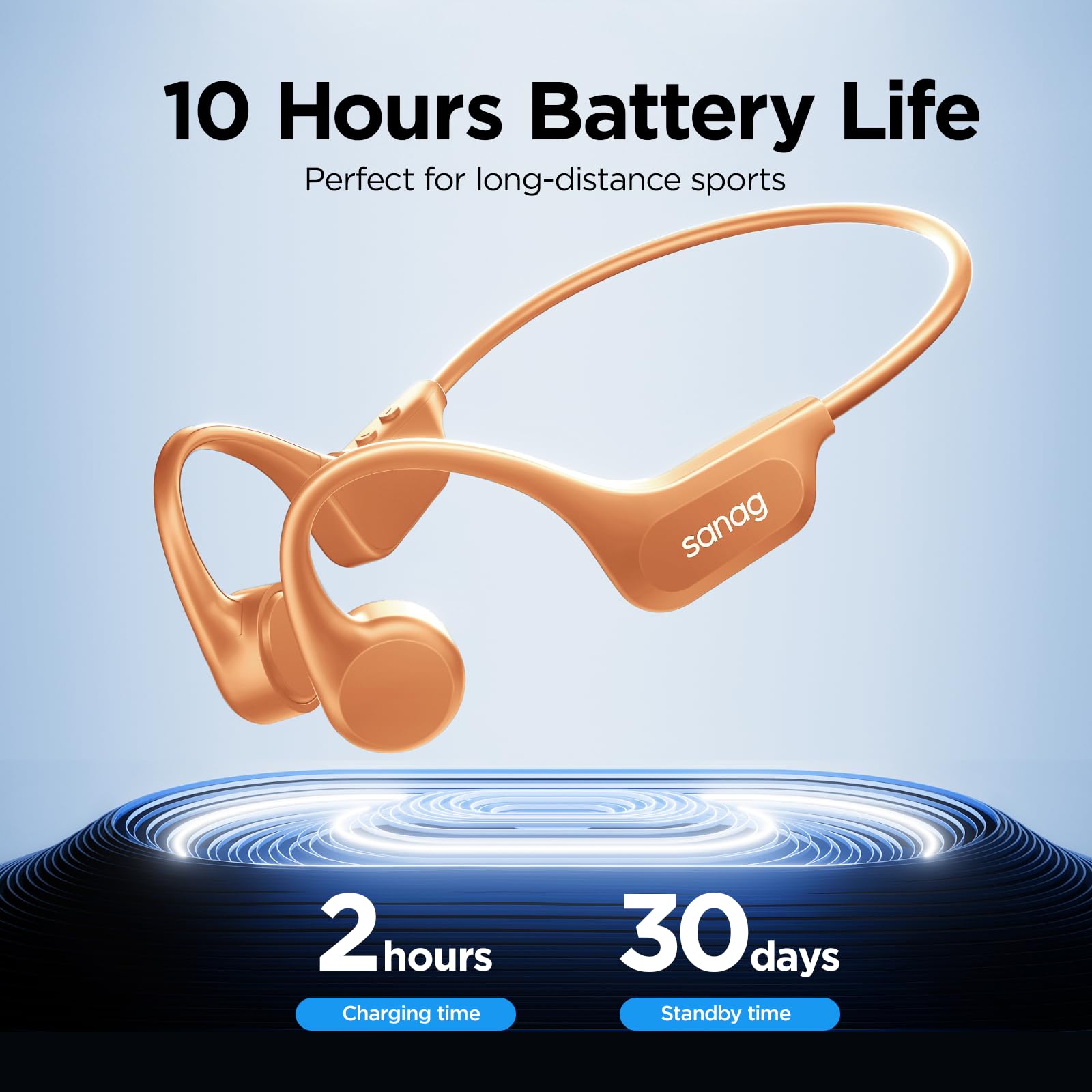 Foto 5 pulgar | Auriculares De Natación Sanag Ipx8 Impermeables Con Mp3 64gb Bluetooth 5.3 - Venta Internacional.