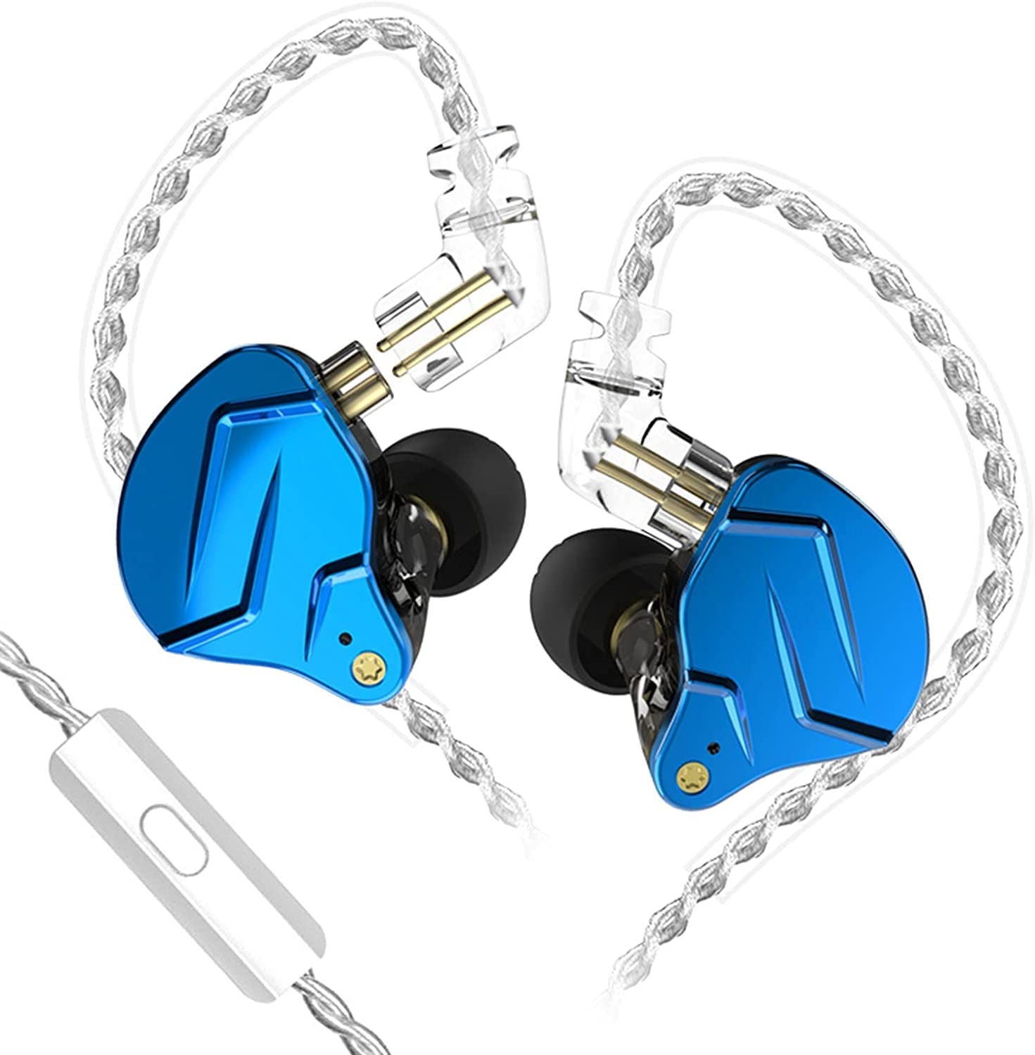 Foto 2 pulgar | Auriculares Kz Zsn Pro X 1ba+1dd Hybrid Con Micrófono, Color Azul - Venta Internacional.