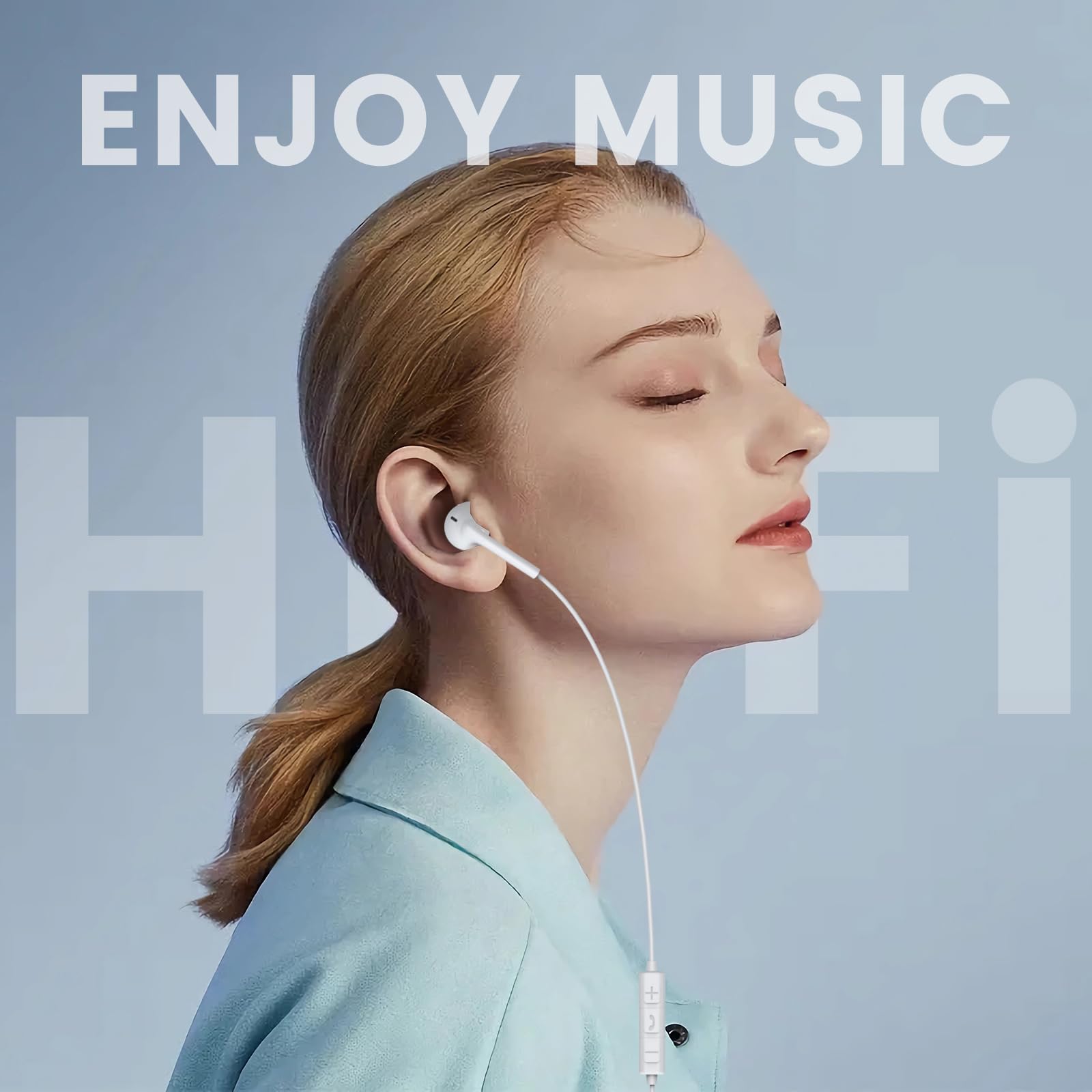 Foto 7 pulgar | Auriculares Con Cable Moswag Con Micrófono, Conector De 3,5 Mm Para Teléfonos Inteligentes - Venta Internacional.