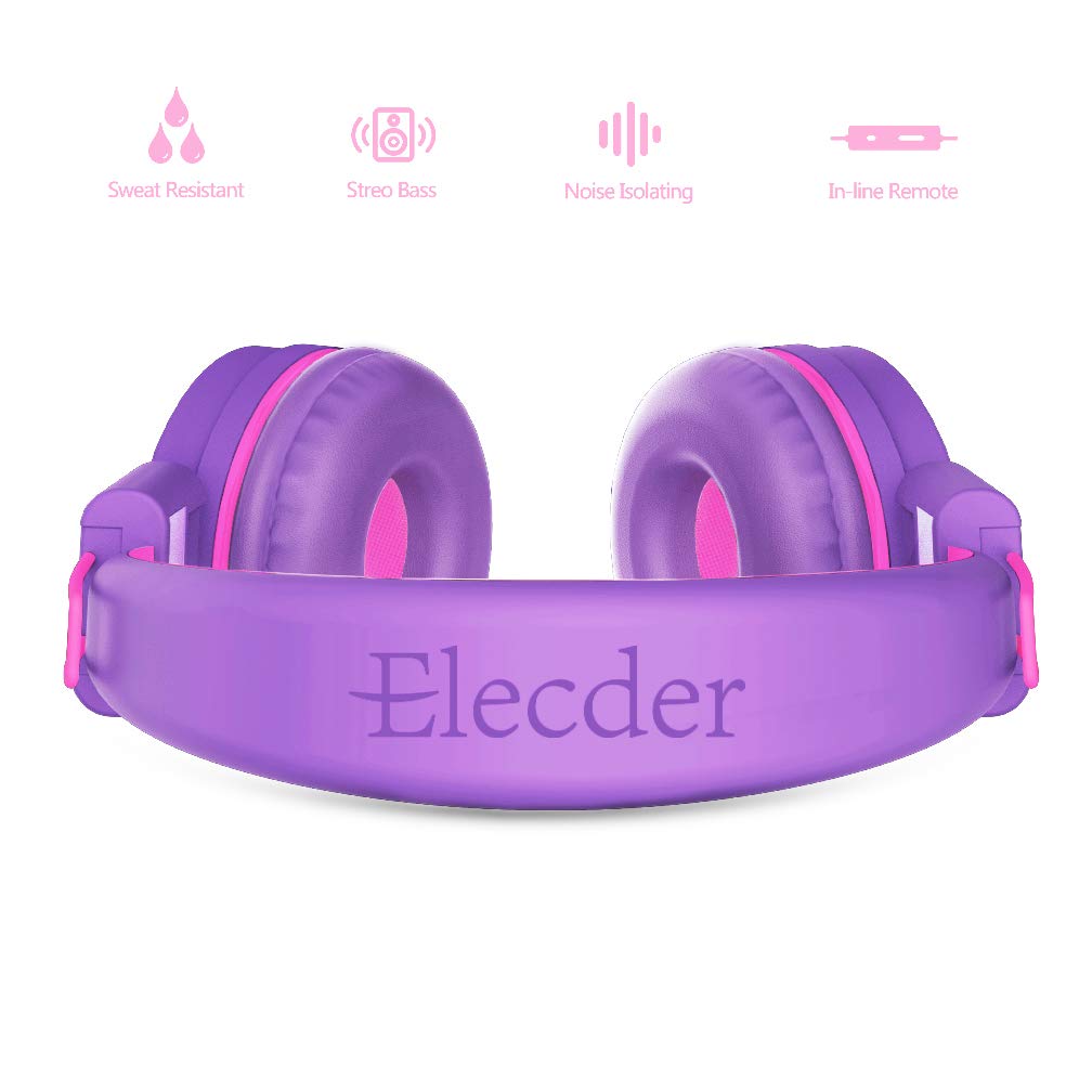 Foto 4 pulgar | Auriculares Estéreo Supraaurales Plegables Elecder I37 Para Niños - Venta Internacional.