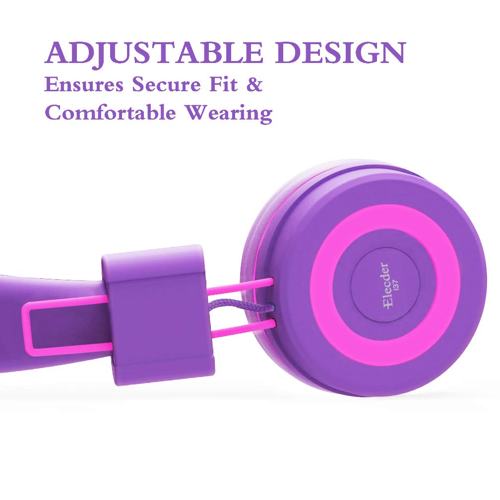Foto 6 pulgar | Auriculares Estéreo Supraaurales Plegables Elecder I37 Para Niños - Venta Internacional.