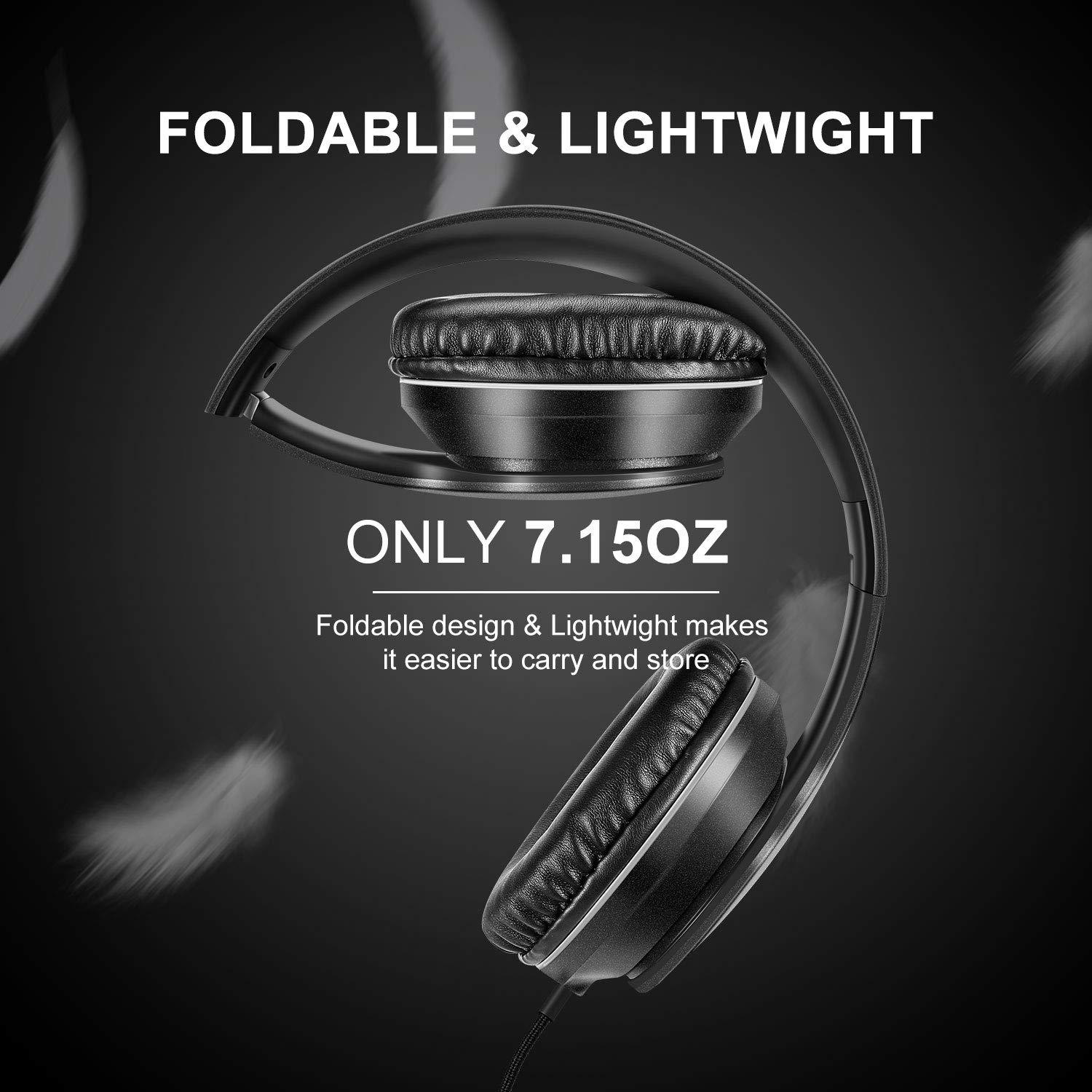 Foto 4 pulgar | Auriculares Lorelei X6 Para Colocar Sobre Las Orejas Con Micrófono Plegables Negros - Venta Internacional.