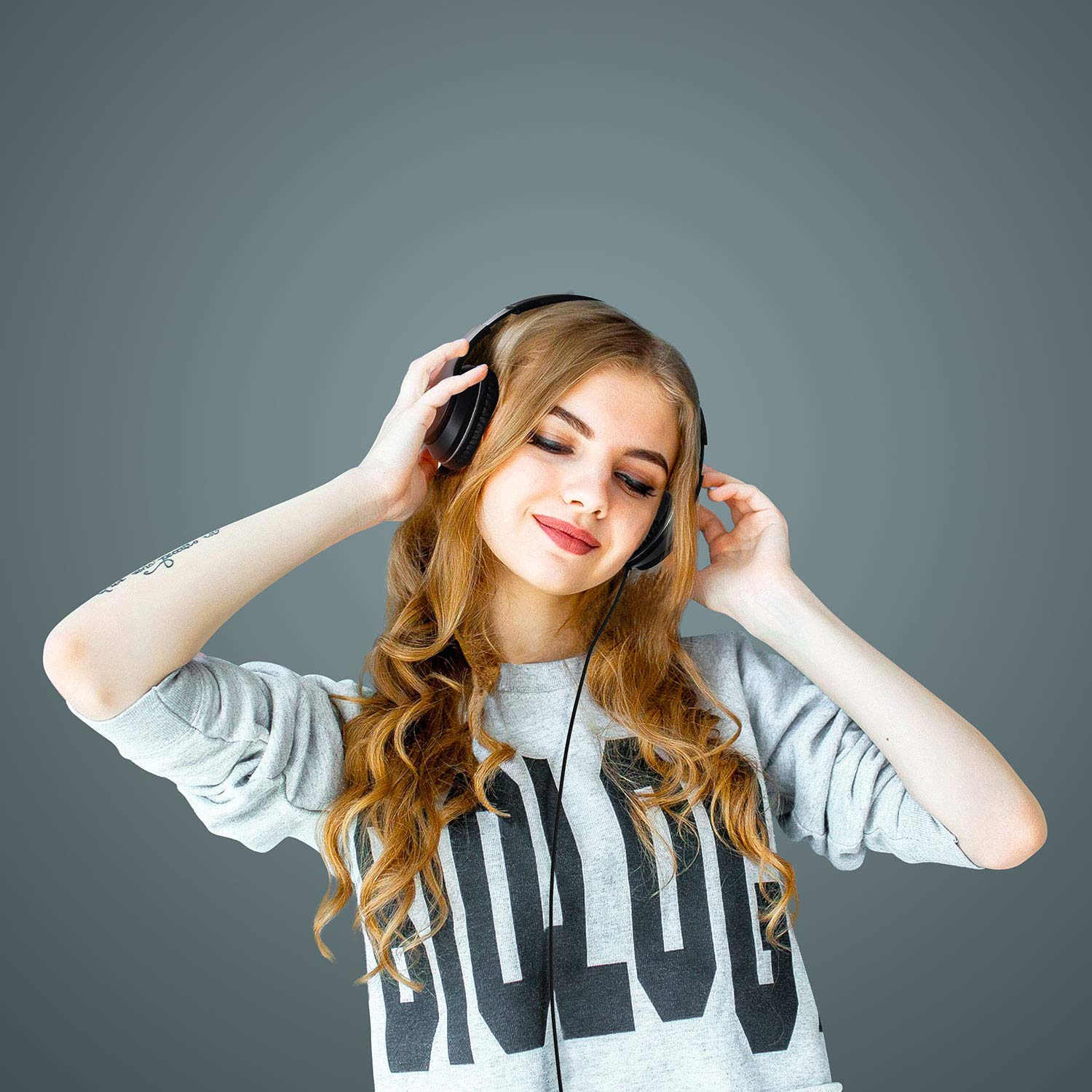 Foto 7 pulgar | Auriculares Lorelei X6 Para Colocar Sobre Las Orejas Con Micrófono Plegables Negros - Venta Internacional.