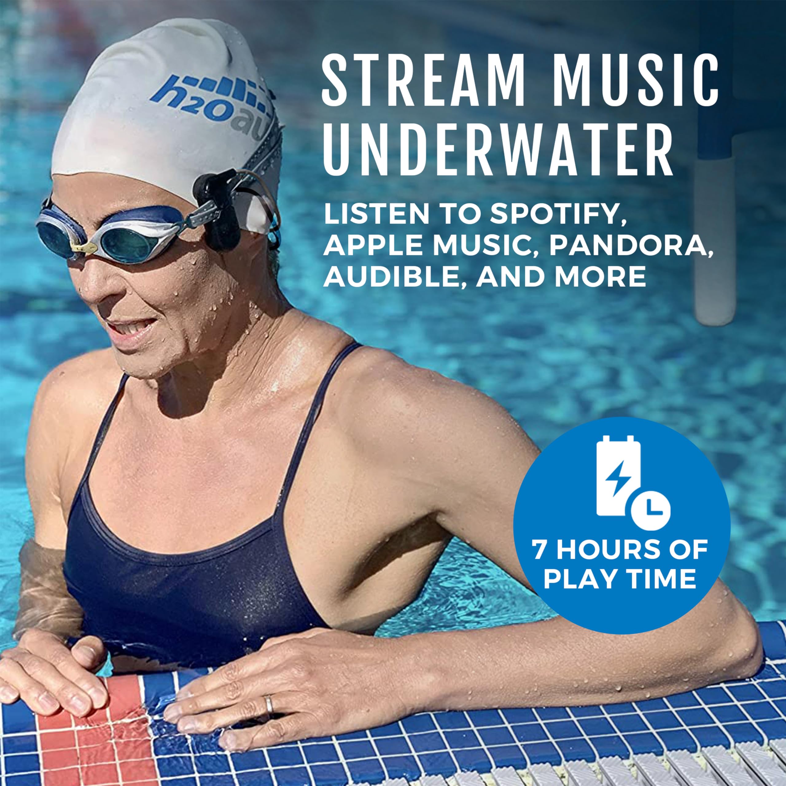 Foto 6 | Auriculares Impermeables De Conducción Ósea H2o Audio Sonar Pro - Venta Internacional.