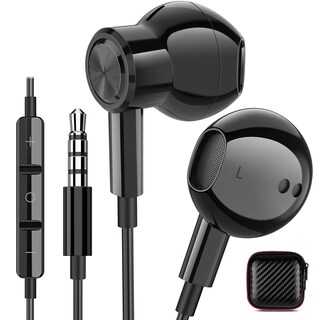 Foto 1 | Audífonos Alámbricos iMangoo Negros con Micrófono-Venta Internacional
