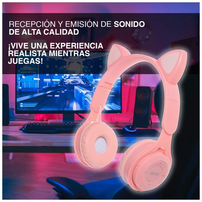 Foto 3 pulgar | Auriculares Auriculares Y08m Rosa - Venta Internacional.