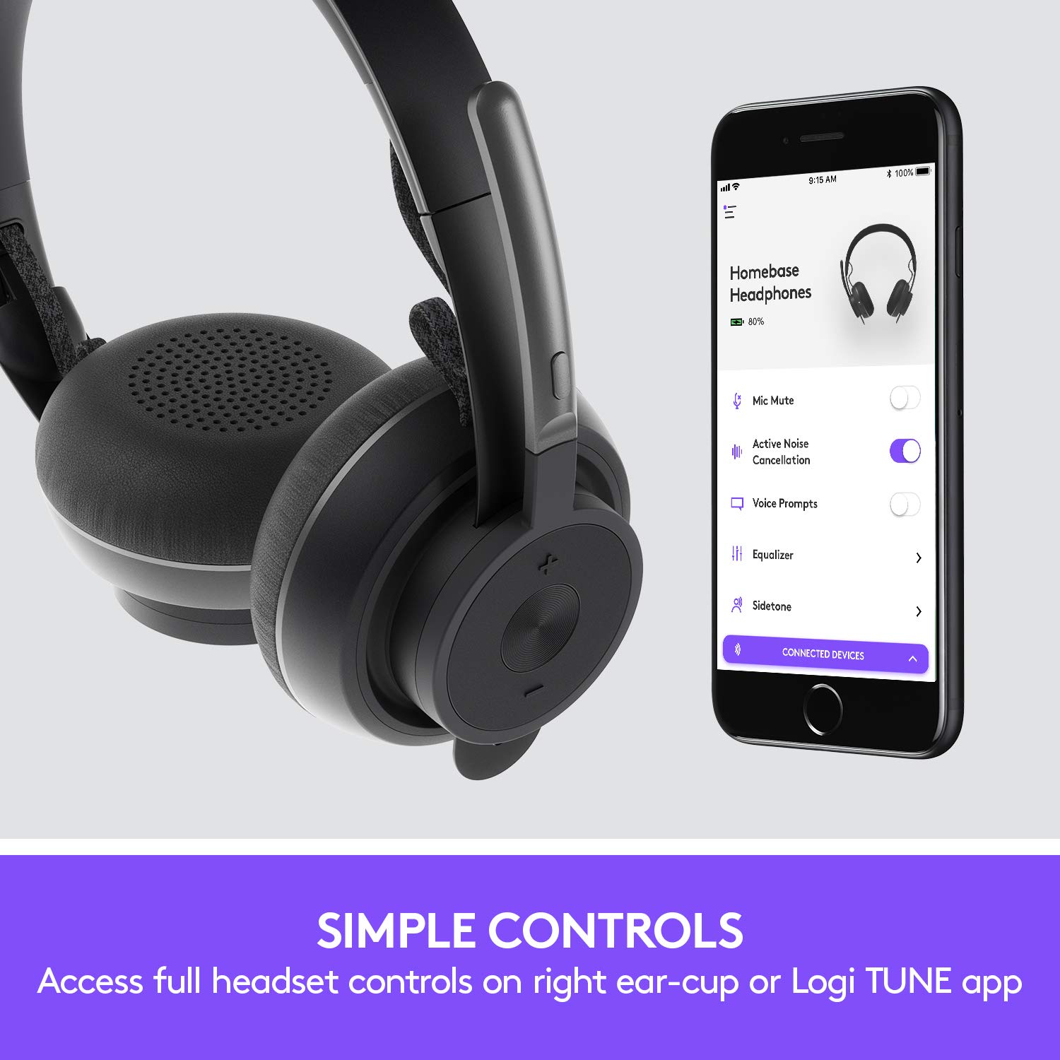 Foto 6 pulgar | Auriculares Bluetooth Logitech Zone Inalámbricos Negros - Venta Internacional.