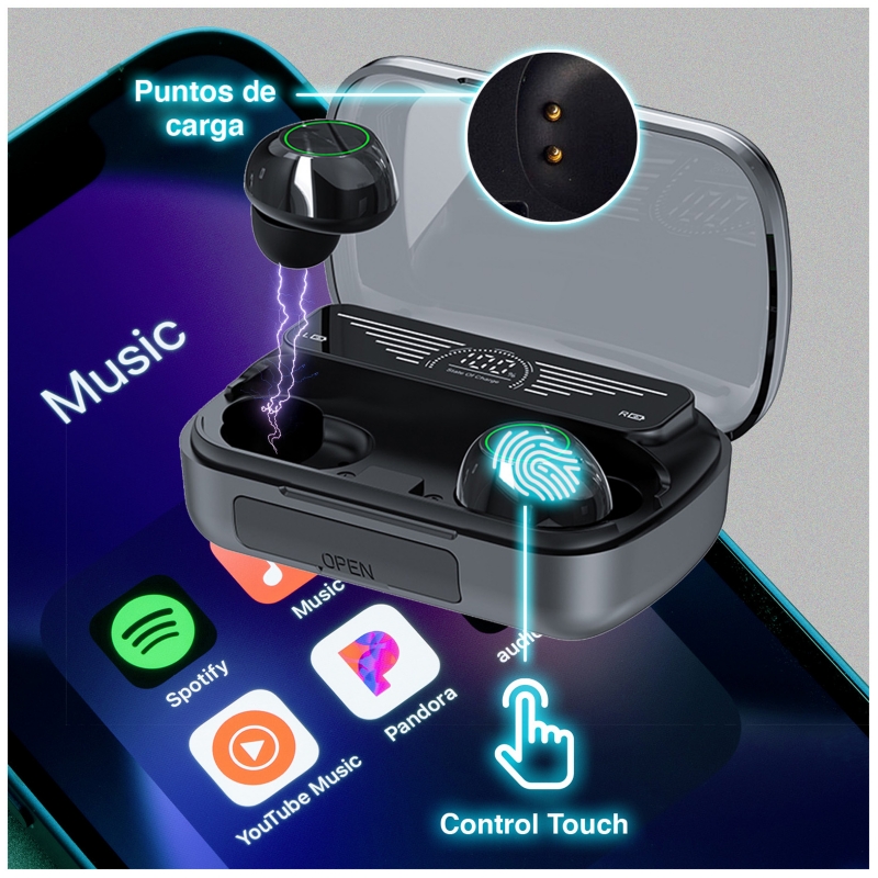 Foto 3 pulgar | Auriculares Auriculares Bq10 Black - Venta Internacional.