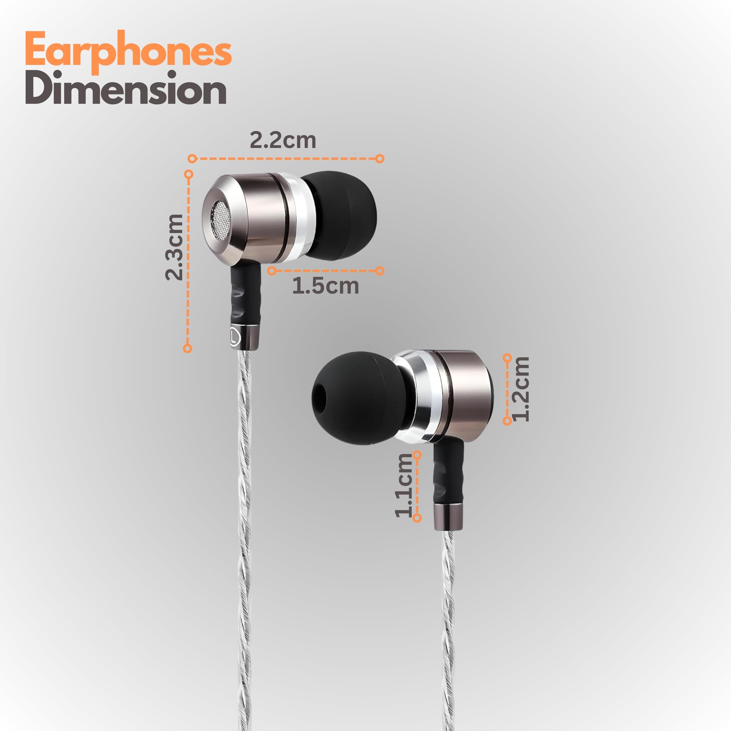 Foto 7 pulgar | Auriculares Intraurales Con Cable Sephia Sp3060 Hd Bass De Aluminio - Venta Internacional.