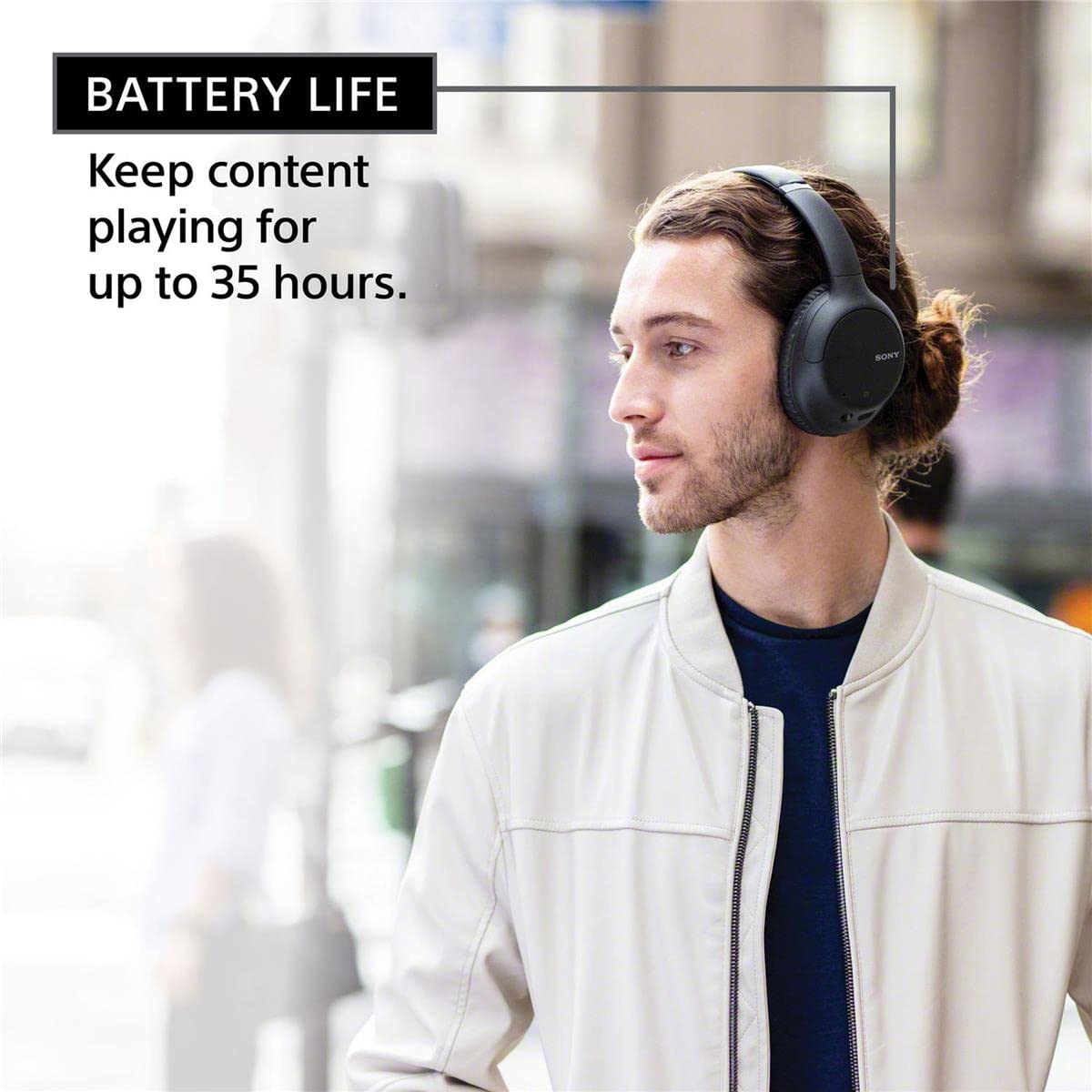 Foto 7 | Auriculares Sony Whch710n Bluetooth Con Cancelación De Ruido, Color Negro - Venta Internacional.