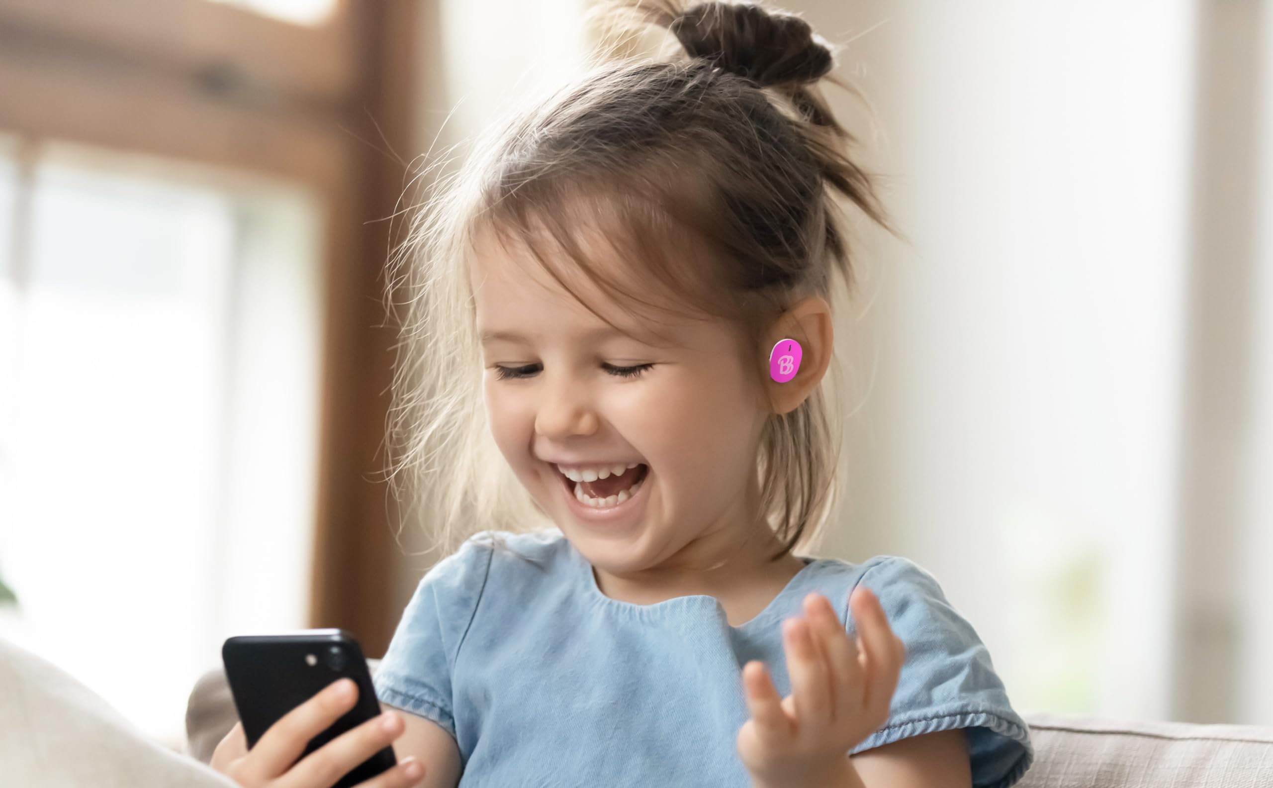 Foto 5 pulgar | Auriculares Inalámbricos Ekids Barbie Con Micrófono Para Niños - Venta Internacional.