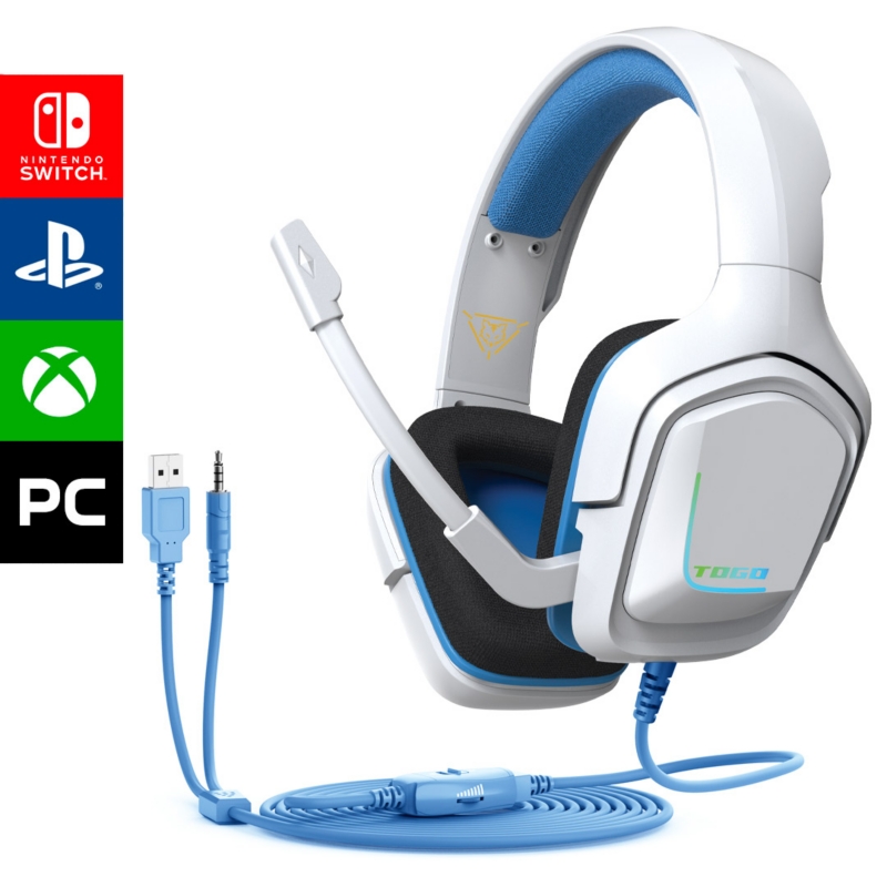 Foto 3 pulgar | Auriculares Togo K21 Pro Gamer Rgb Con Bocina De 40 Mm - Venta Internacional.