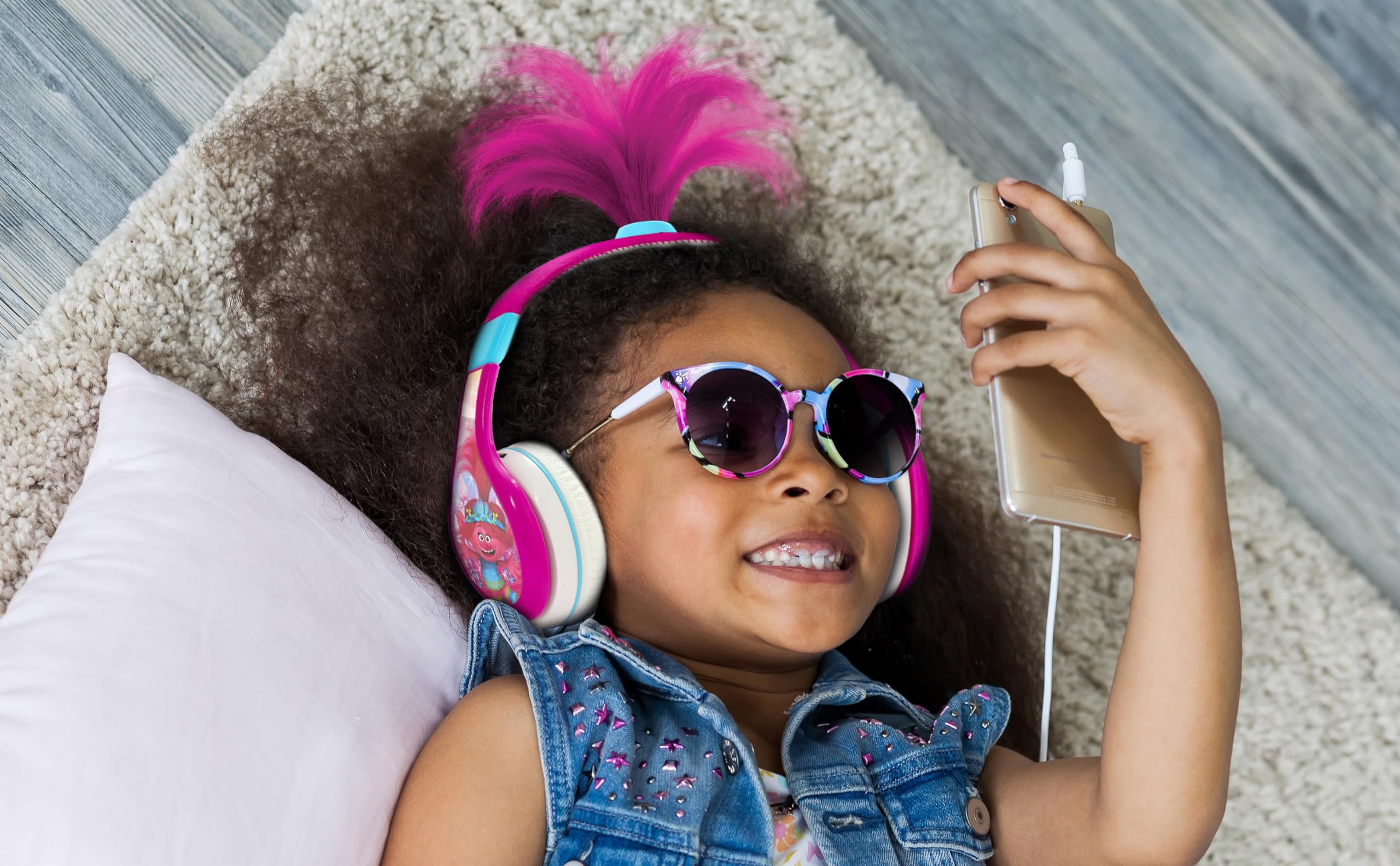 Foto 5 pulgar | Auriculares Ekids Trolls Band Together Para Niños Con Control De Volumen - Venta Internacional.