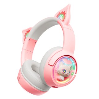 Foto 1 | Auriculares Inalámbricos Bluetooth Onikuma B5 Rgb Cat Ear - Venta Internacional.