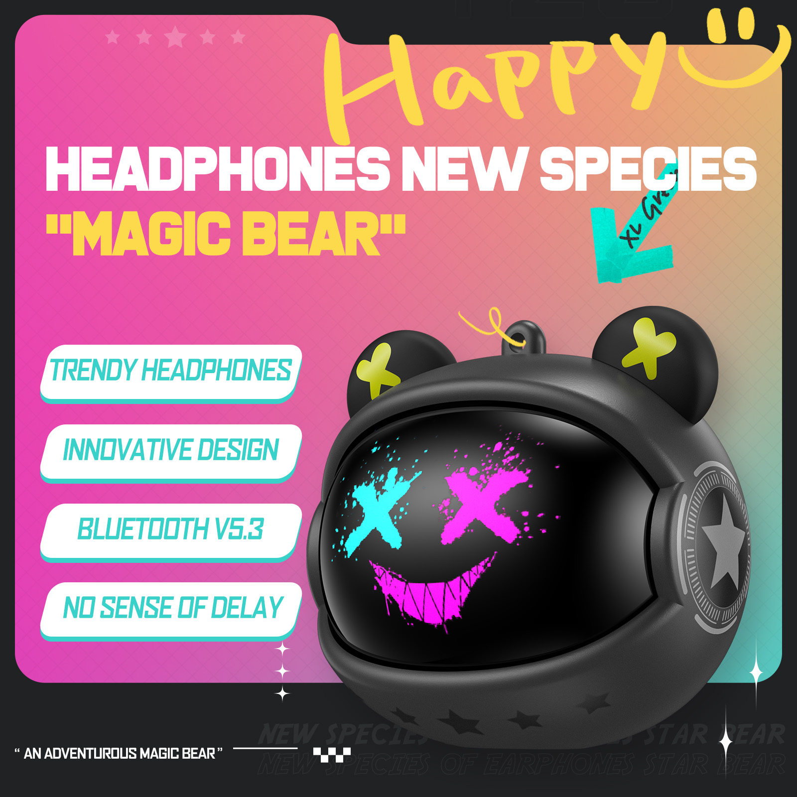 Foto 3 pulgar | Auriculares Intraurales Inalámbricos Onikuma T20 Con Bluetooth 5.3 - Venta Internacional.