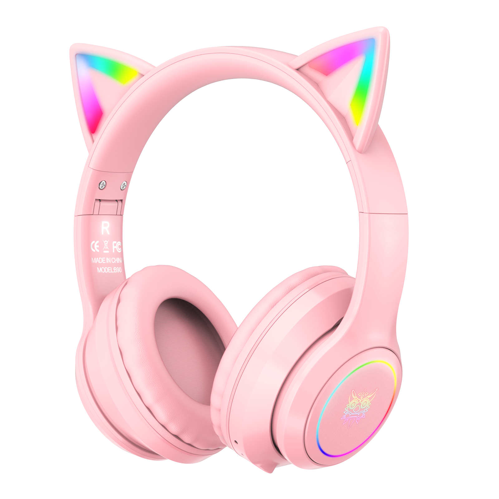 Auriculares Inalámbricos Onikuma B90 Rgb Cat Ear Bt 5.0 - Venta Internacional.