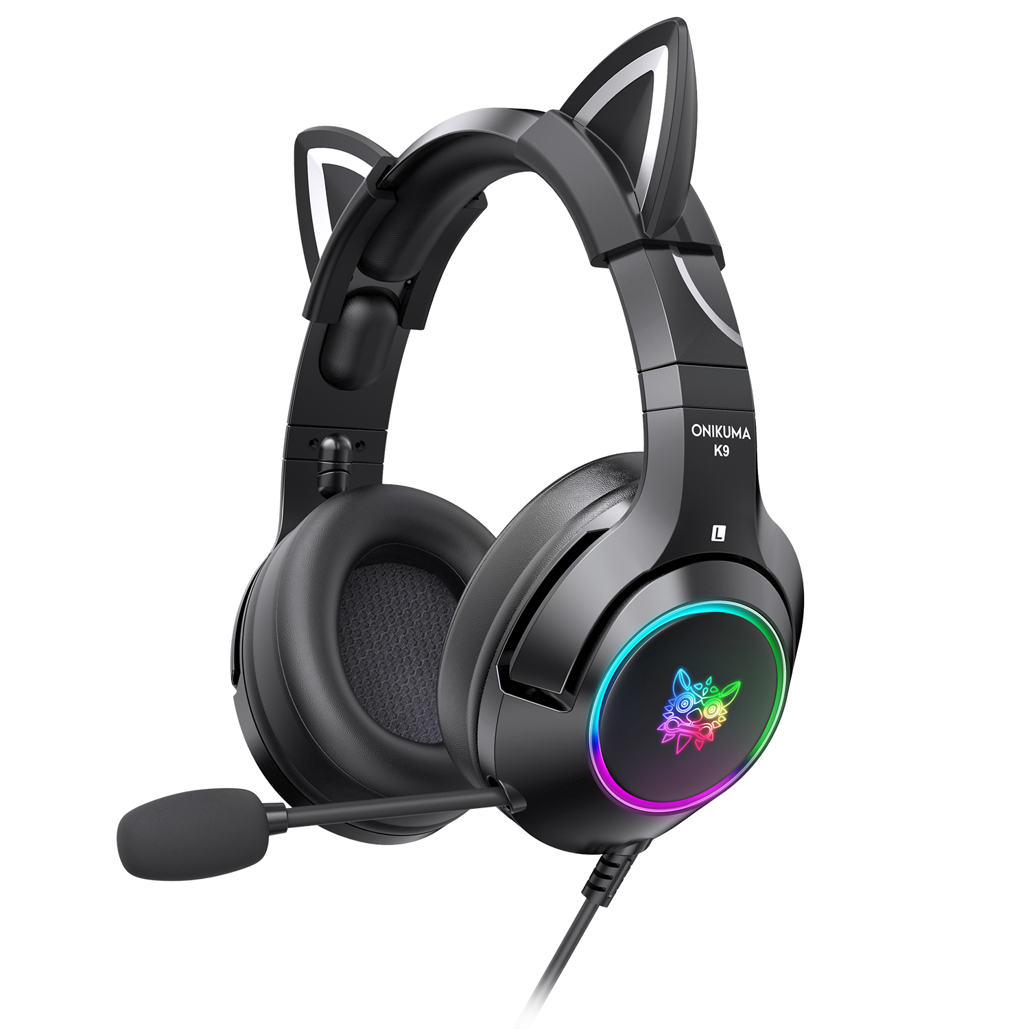 Foto 1 | Auriculares Onikuma K9 Cat On-ear Jack De 3,5 Mm Con Iluminación Rgb - Venta Internacional.
