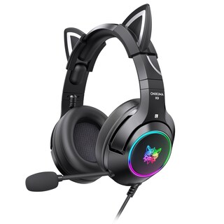 Foto 1 | Auriculares Onikuma K9 Cat On-ear Jack De 3,5 Mm Con Iluminación Rgb - Venta Internacional.
