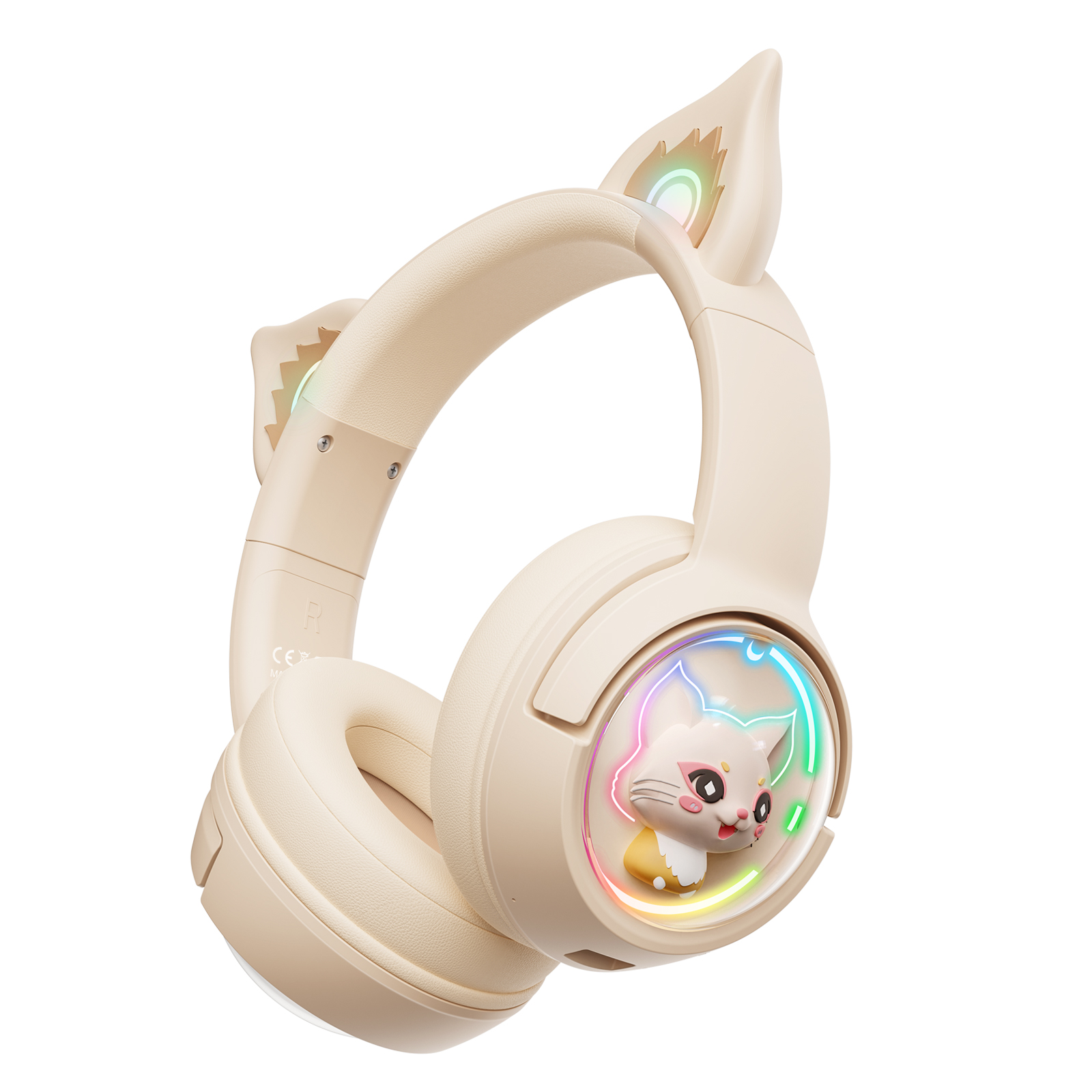 Foto 2 pulgar | Auriculares Inalámbricos Bluetooth Onikuma B5 Rgb Cat Ear - Venta Internacional.