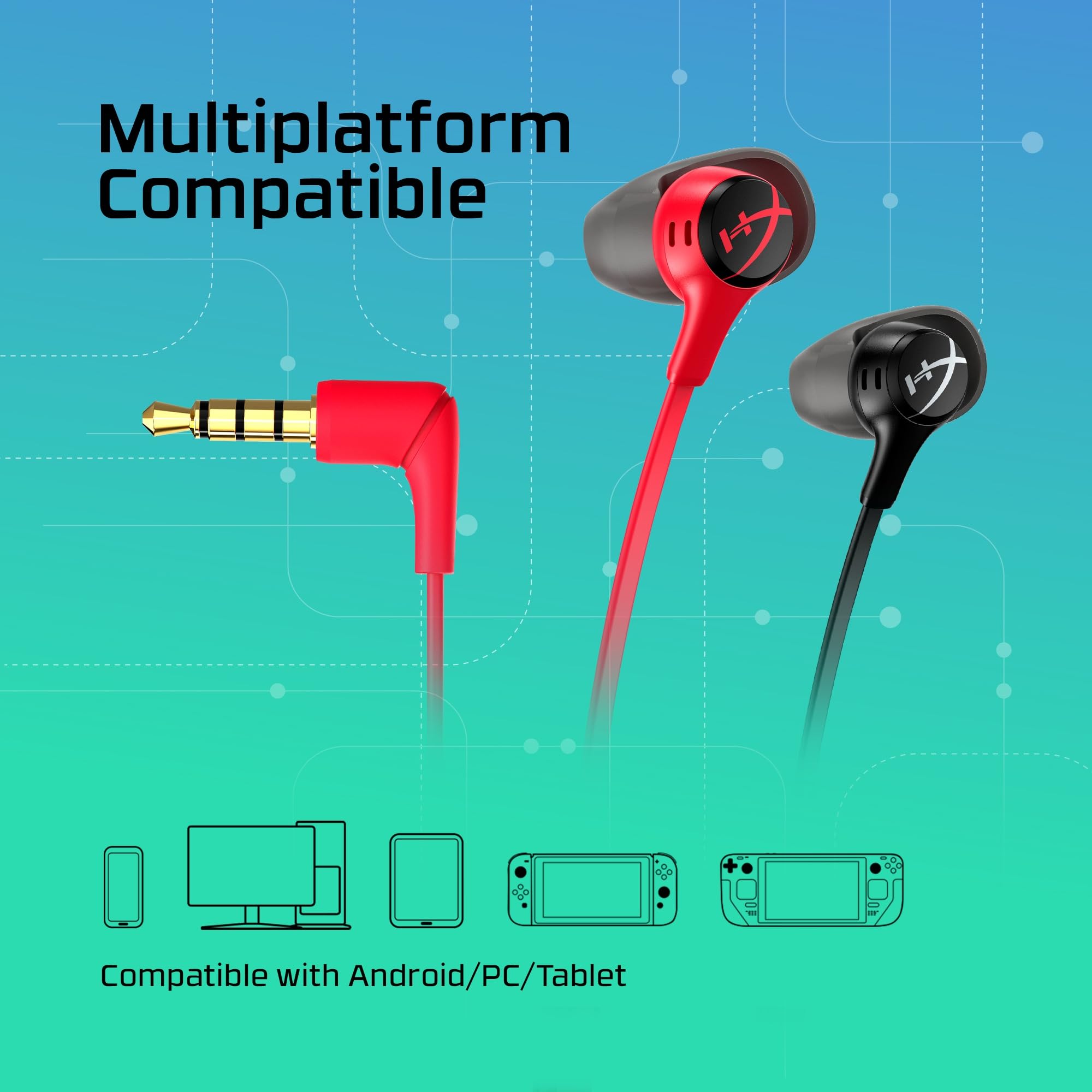Foto 3 | Auriculares Hyperx Cloud Ii De 14 Mm Con Micrófono Rojo Para Pc Y Dispositivos Móviles - Venta Internacional.