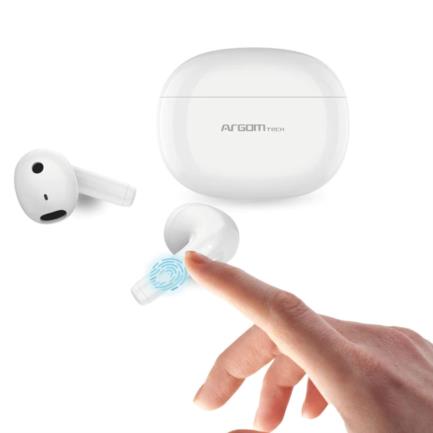 Foto 3 pulgar | Audífonos Argomtech Skeipods E55 Inalámbricos Control Táctil Color Azul
