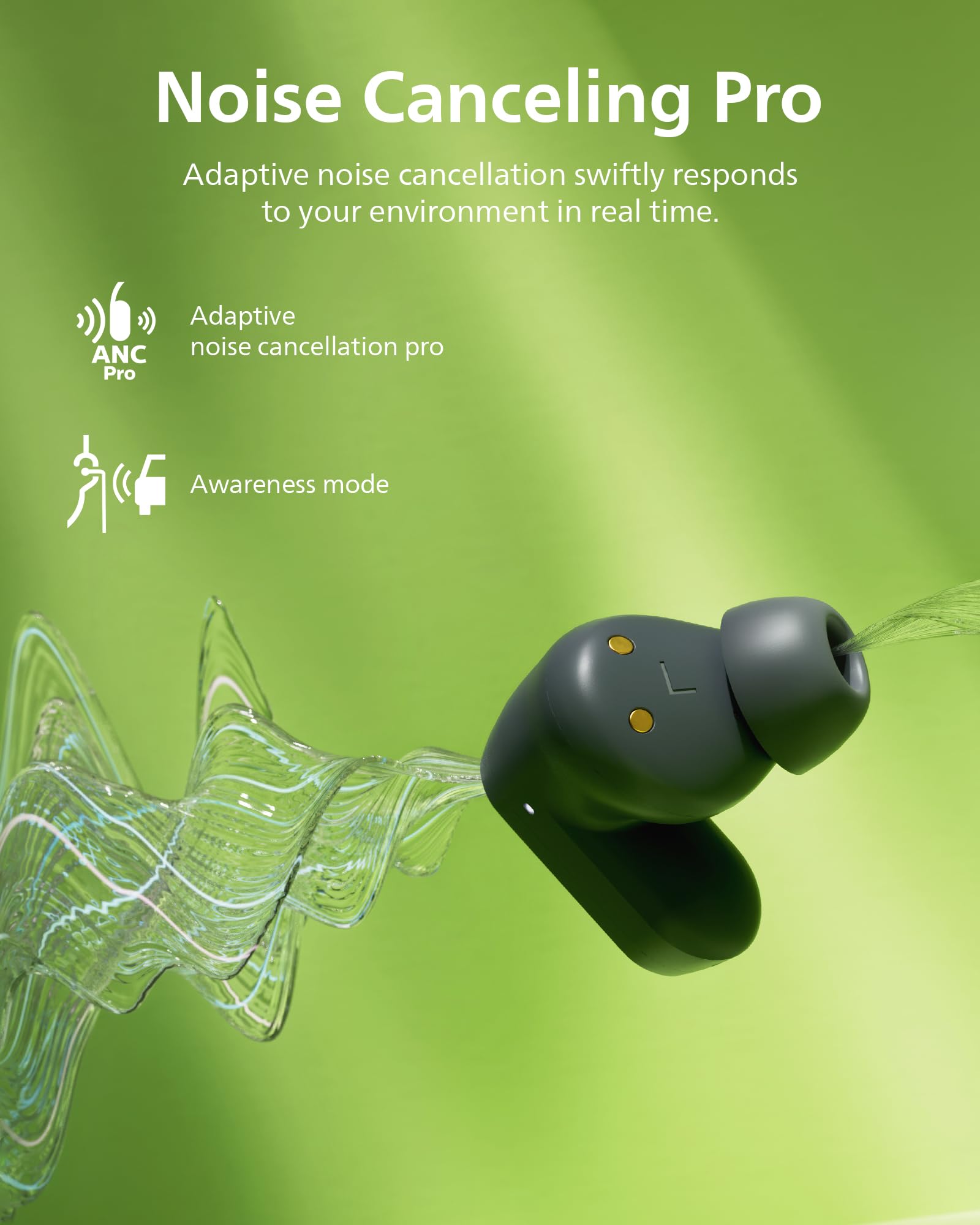 Foto 4 pulgar | Auriculares Inalámbricos Philips Tat3519 True Wireless Con Cancelación De Ruido. - Venta Internacional.
