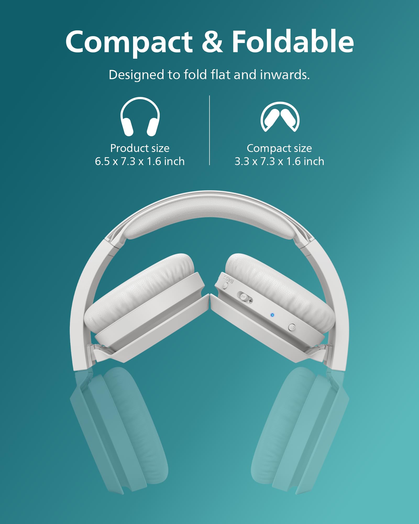 Foto 6 pulgar | Auriculares Inalámbricos Philips H4205 Con Controladores Externos De 32 Mm, Blancos - Venta Internacional.