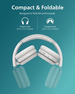 Foto 5 | Auriculares Inalámbricos Philips H4205 Con Controladores Externos De 32 Mm, Blancos - Venta Internacional.