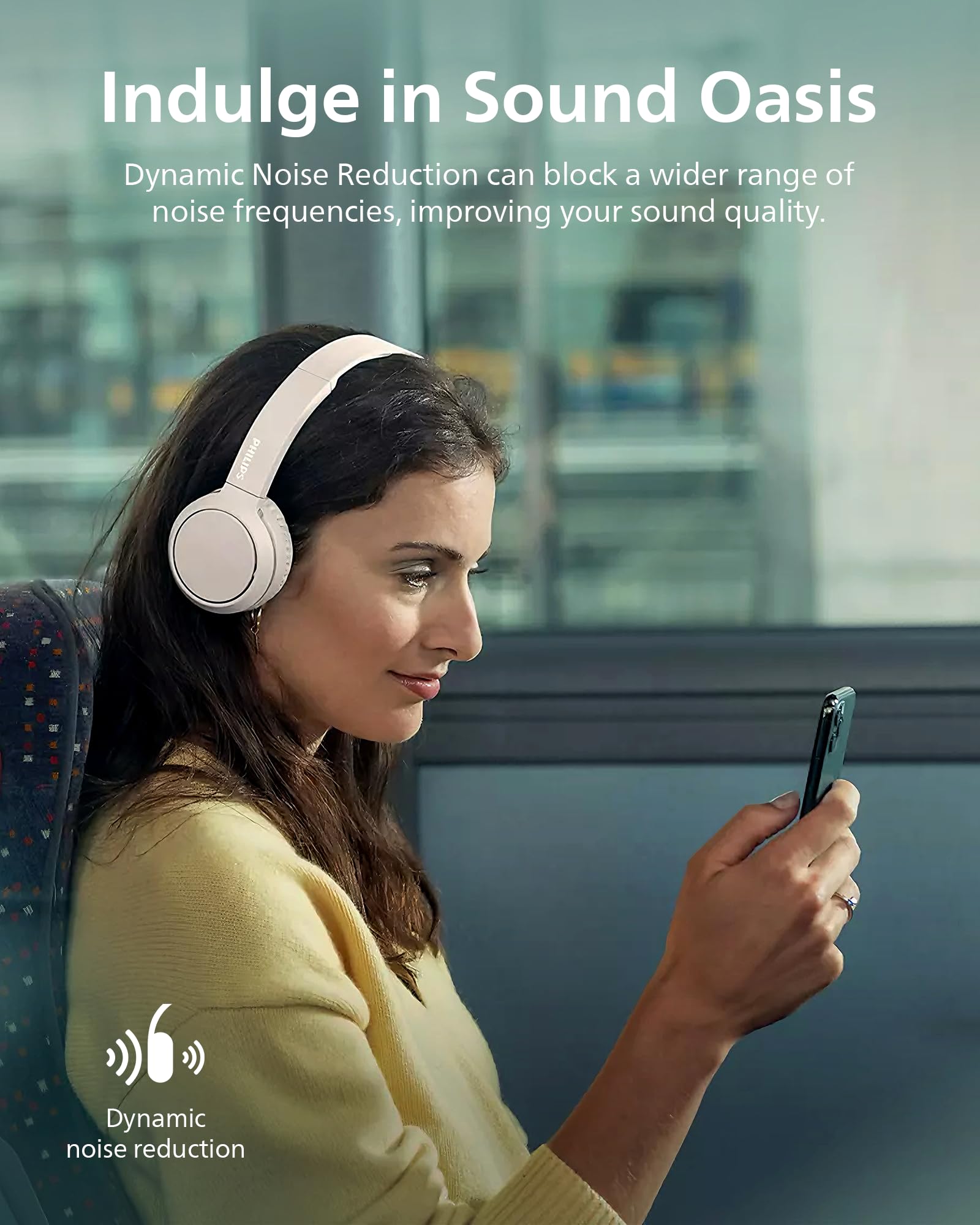 Foto 7 | Auriculares Inalámbricos Philips H4205 Con Controladores Externos De 32 Mm, Blancos - Venta Internacional.