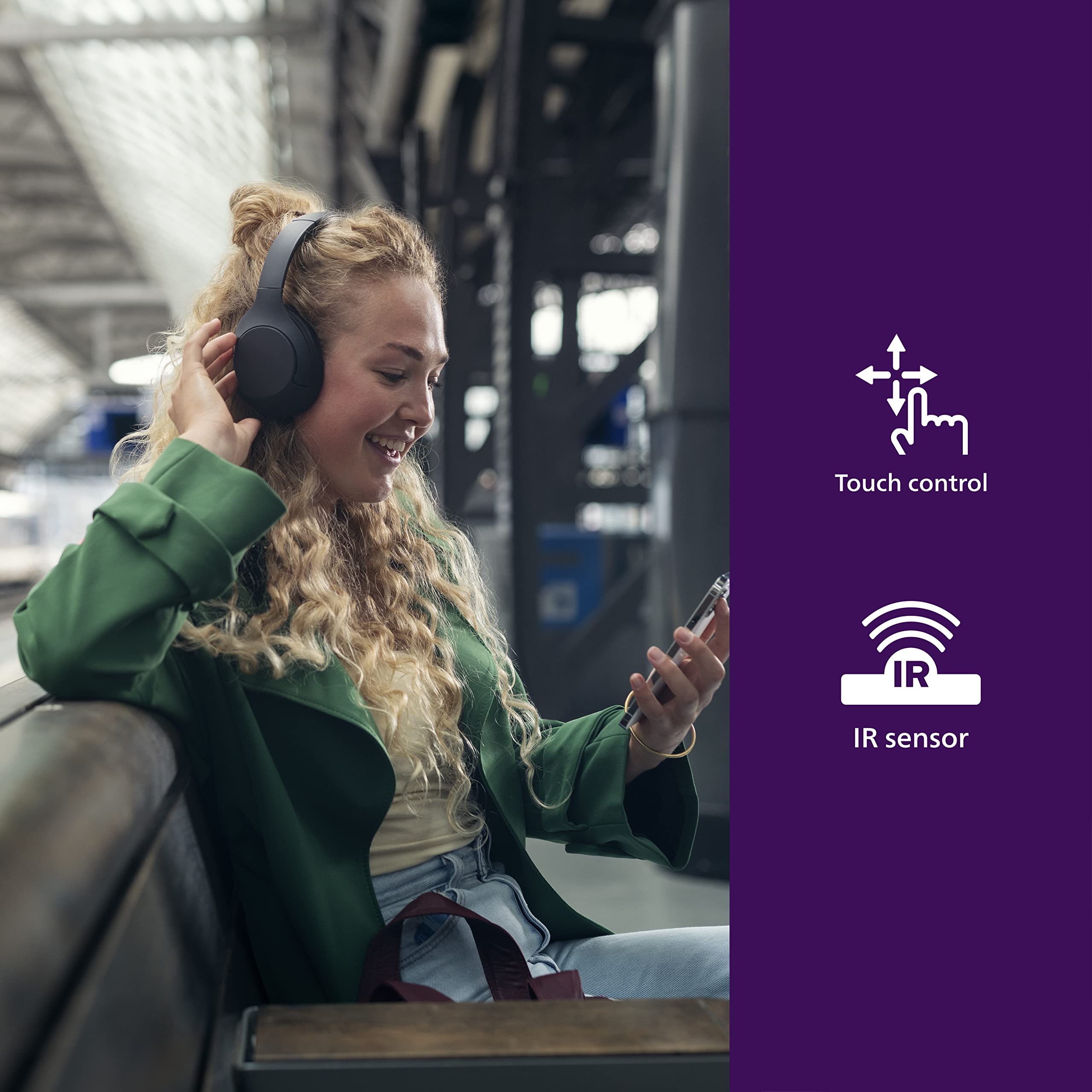 Foto 4 pulgar | Auriculares Bluetooth Philips H8506 Para Colocar Sobre Las Orejas Con Cancelación De Ruido - Venta Internacional.